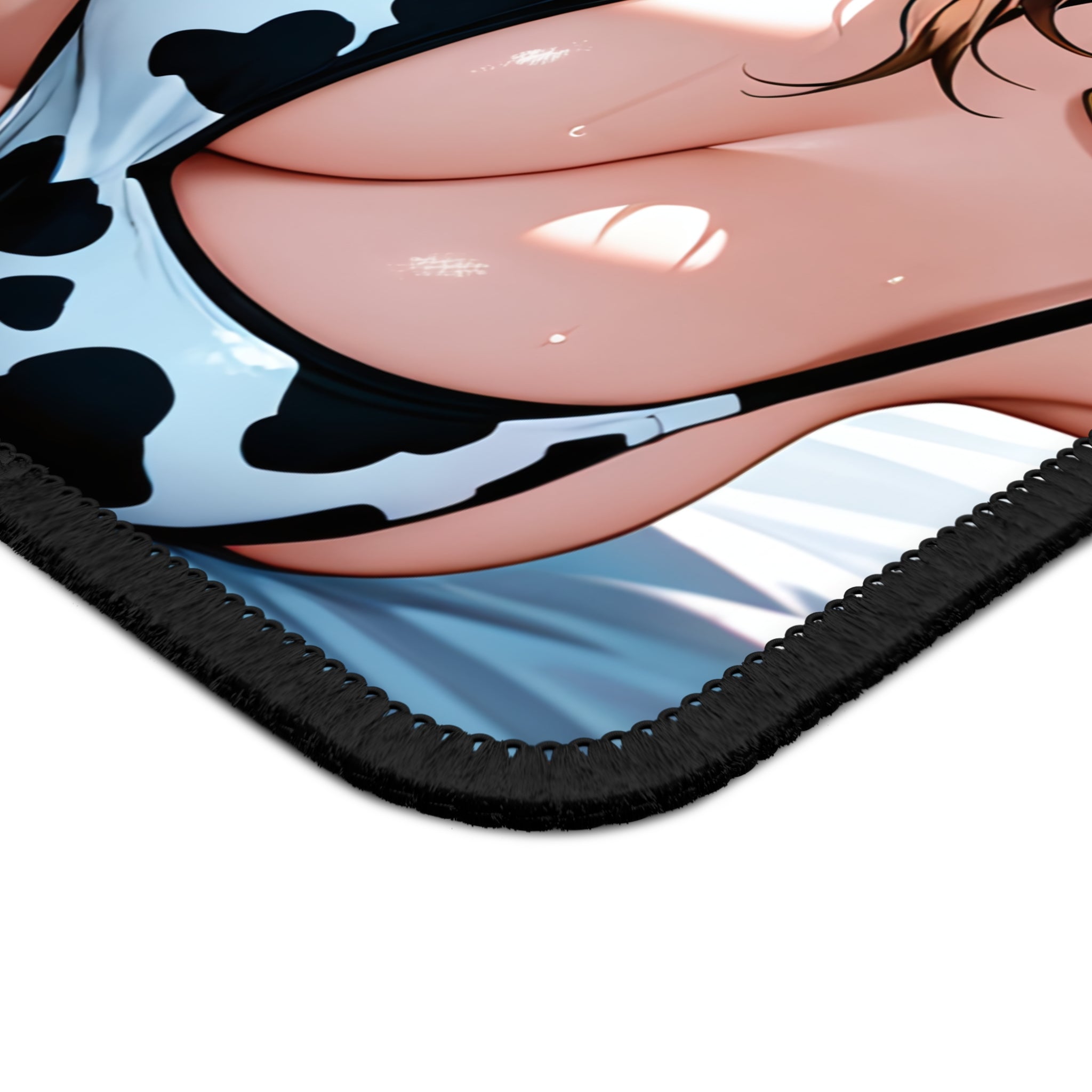 Aerith Final Fantasy Anime Mouse Pad | Pinup Fan Art — Cow Girls Pt. 1 (Spicy)