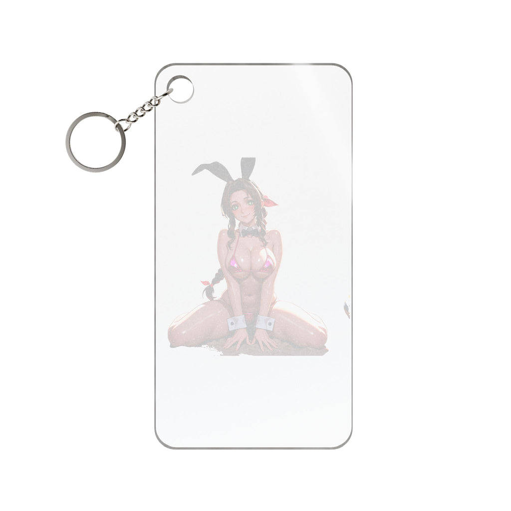 Aerith FF7 Spicy Bunny Girl Anime Keychain Charm Bunny Girls Pt. 8