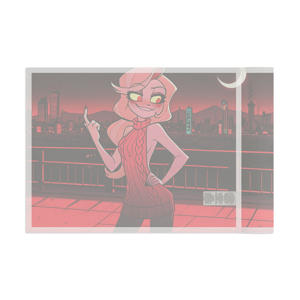 Charlie Morningstar Hazbin Hotel Spicy Wall Flag Pinup — Virgin Killer Pt. 2