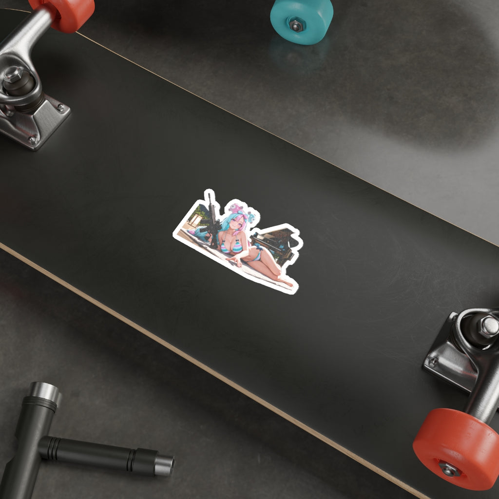 Iono Anime Pinup Die-Cut Vinyl Sticker fan art Tactical Girls Pt. 3