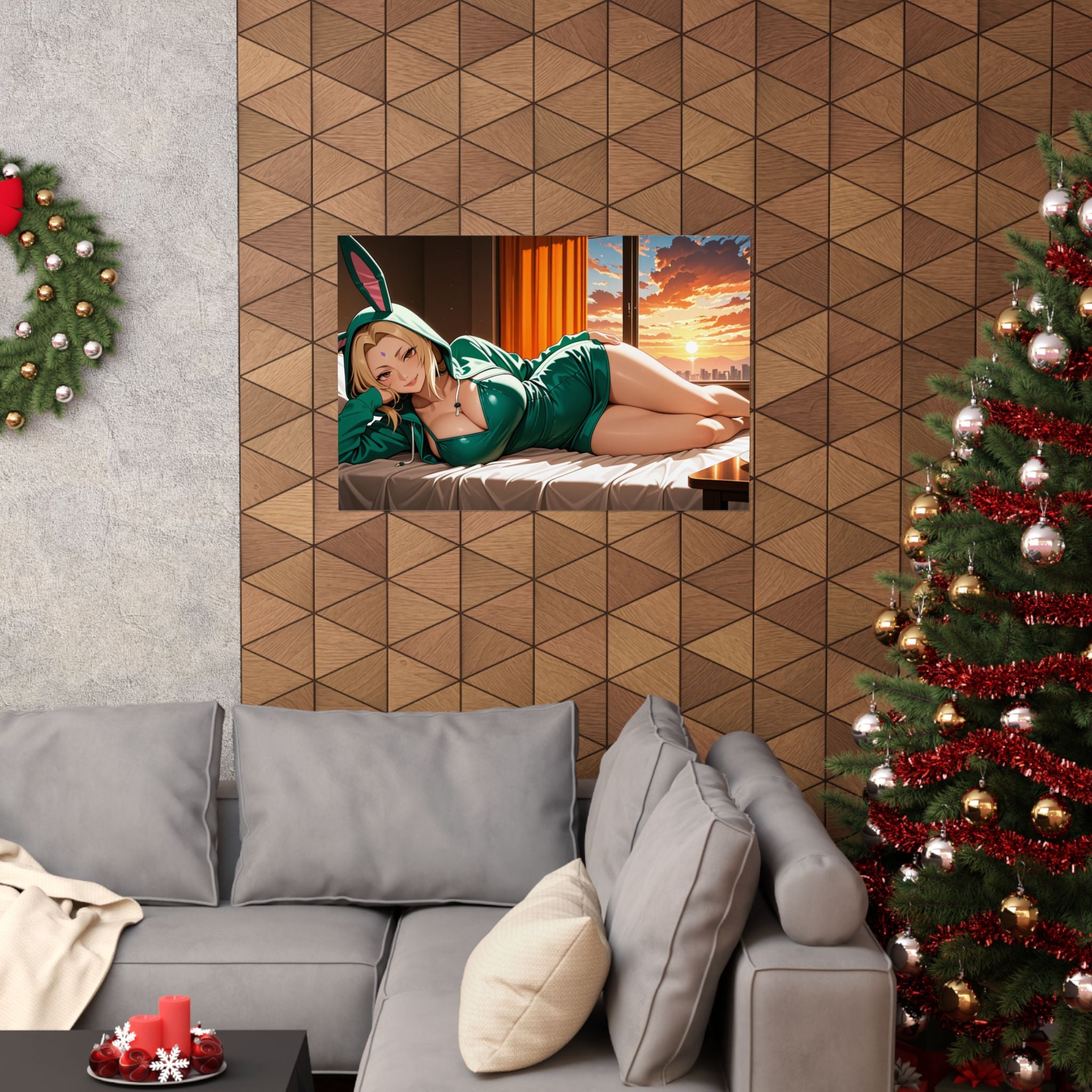Tsunade Naruto Anime Poster Wall Art | Bunny Girls Pt. 6