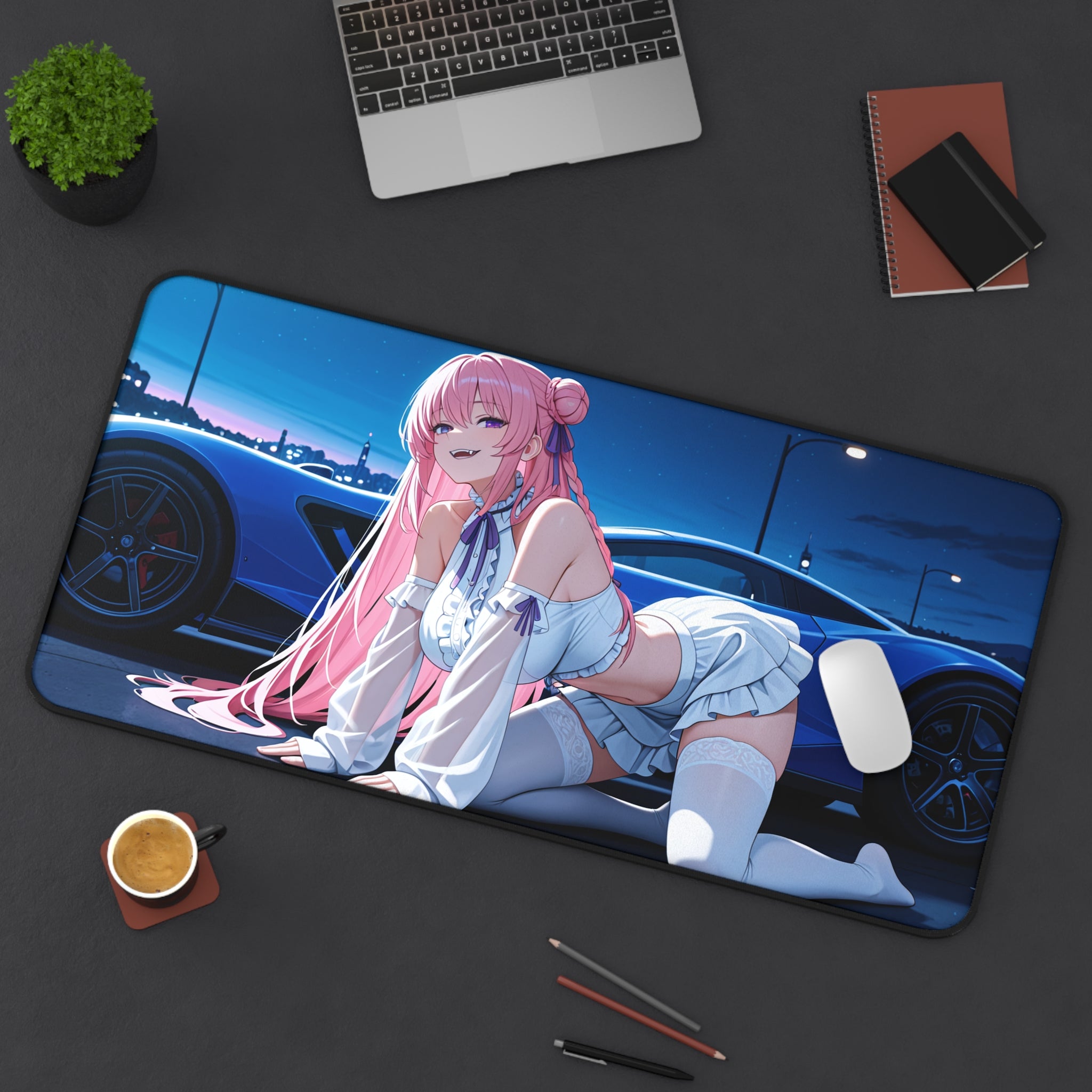 Dorothy Nikke Anime Pinup Desk Mat | Fan Art XL Gaming Mouse Pad Sail
