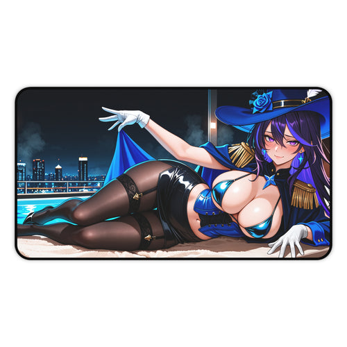 Clorinde Genshin Impact Spicy Anime Desk Mat | Beach Babes Pt. 4 (Spicy)