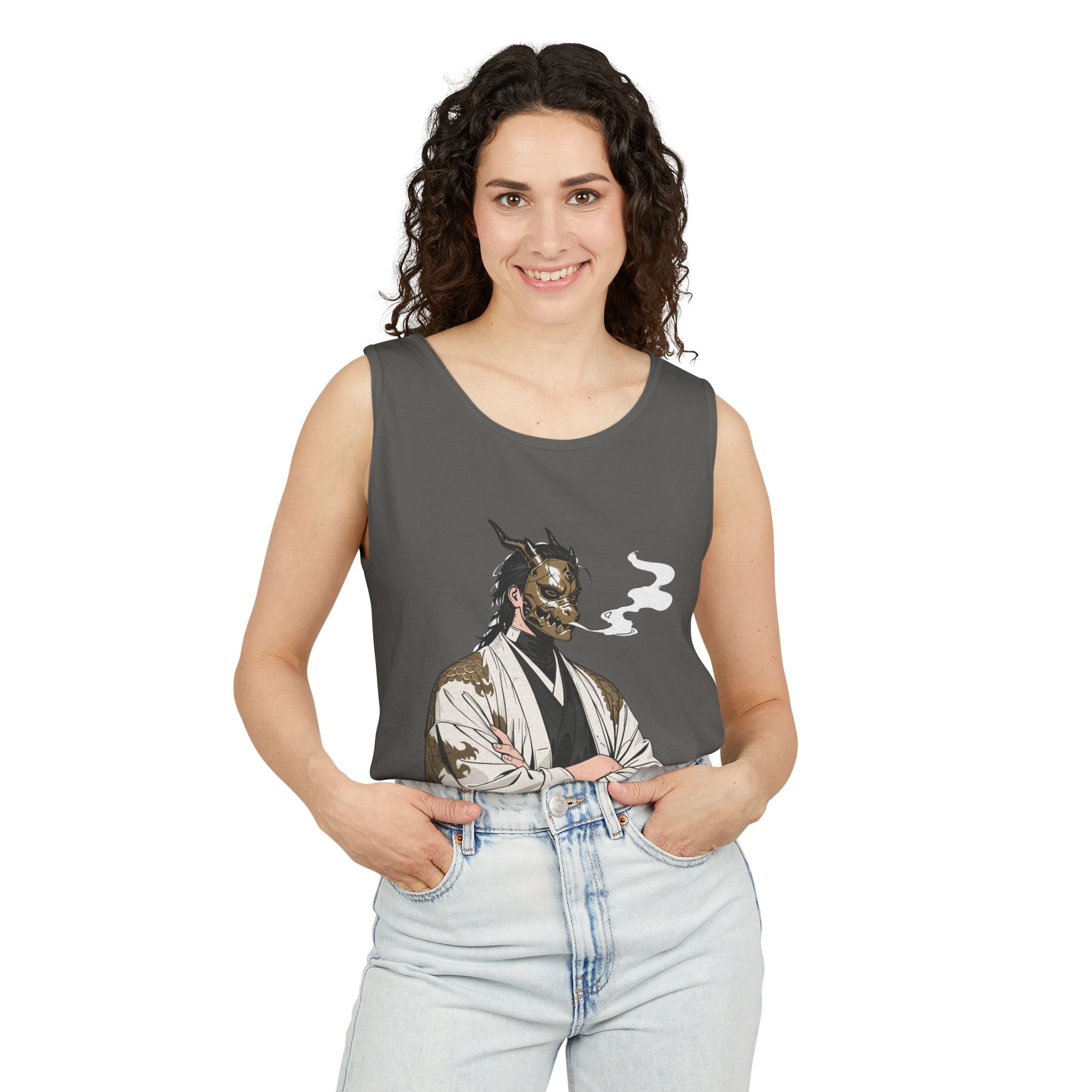 Anime Streetwear Tank Top | Dragon Onmyoji Techwear Graphic