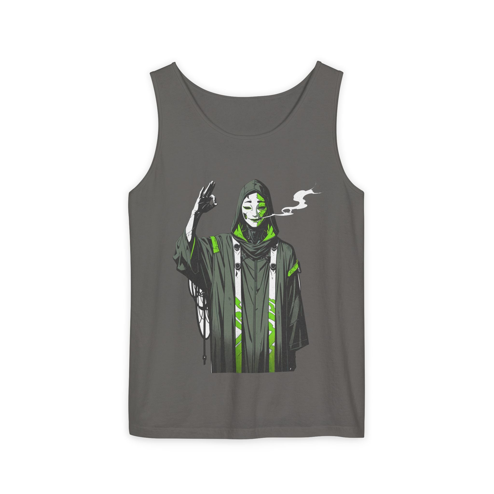 Anime Streetwear Tank Top | Serpent Shaman Spirit Caller Graphic