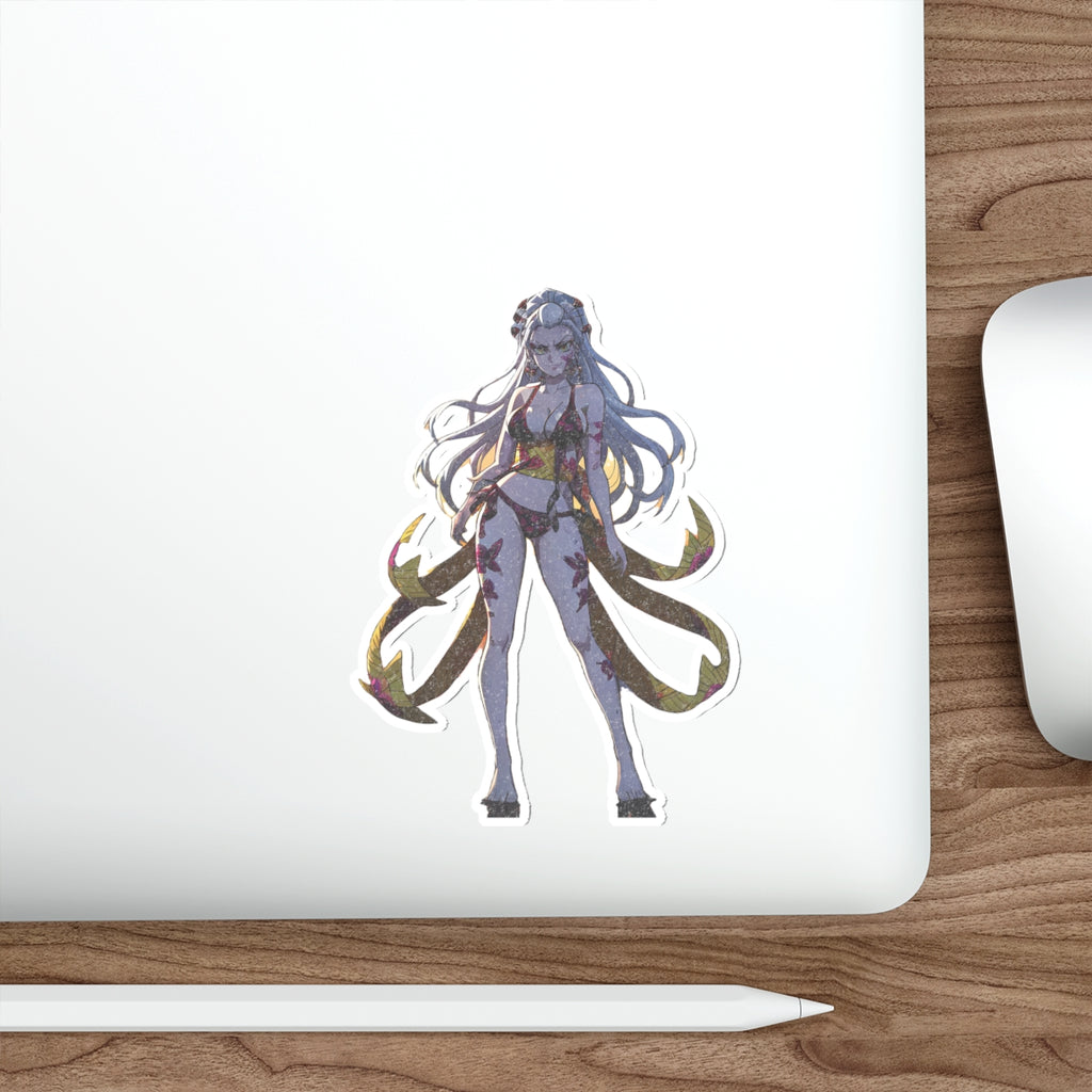 Daki Demon Slayer Spicy Anime Die Cut Vinyl Sticker Sunset — Beach Babes Pt. 2