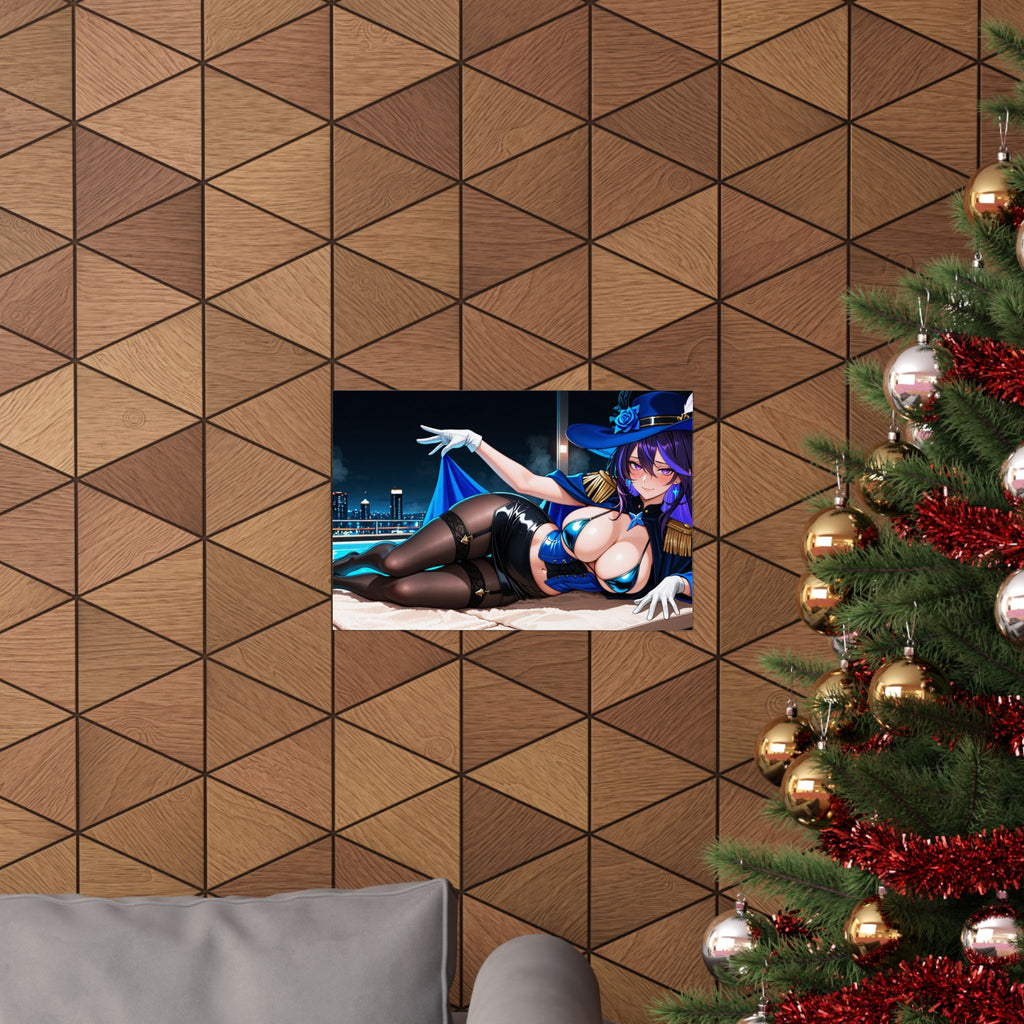Clorinde Genshin Impact Spicy Anime Wall Art Poster | Pinup — Beach Babes Pt. 4