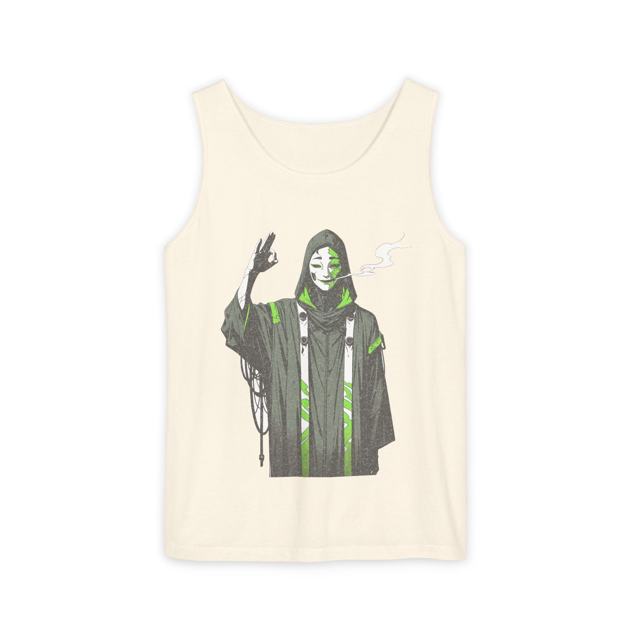 Anime Streetwear Tank Top | Serpent Shaman Spirit Caller Graphic