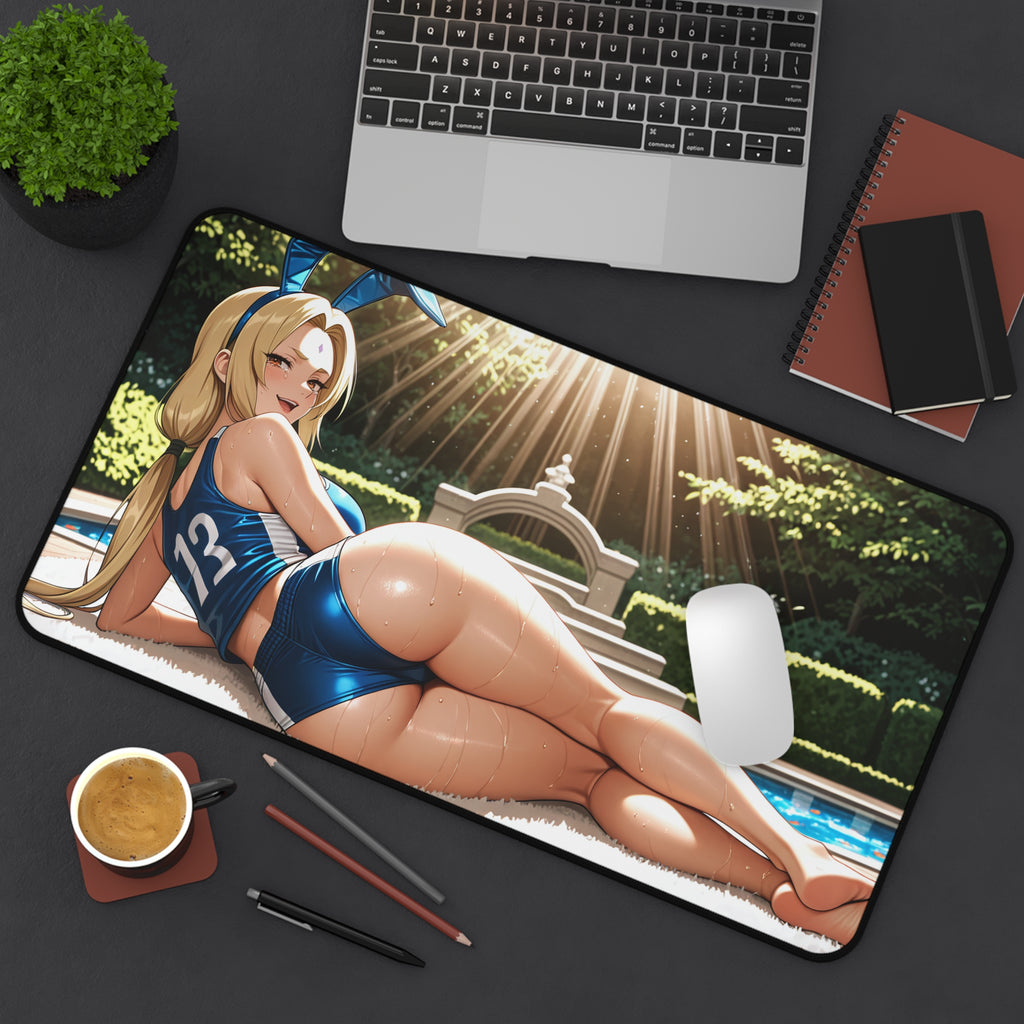 Tsunade Naruto Spicy Anime Desk Mat Pinup Koi Garden — Bunny Girls Pt. 5 (Spicy)