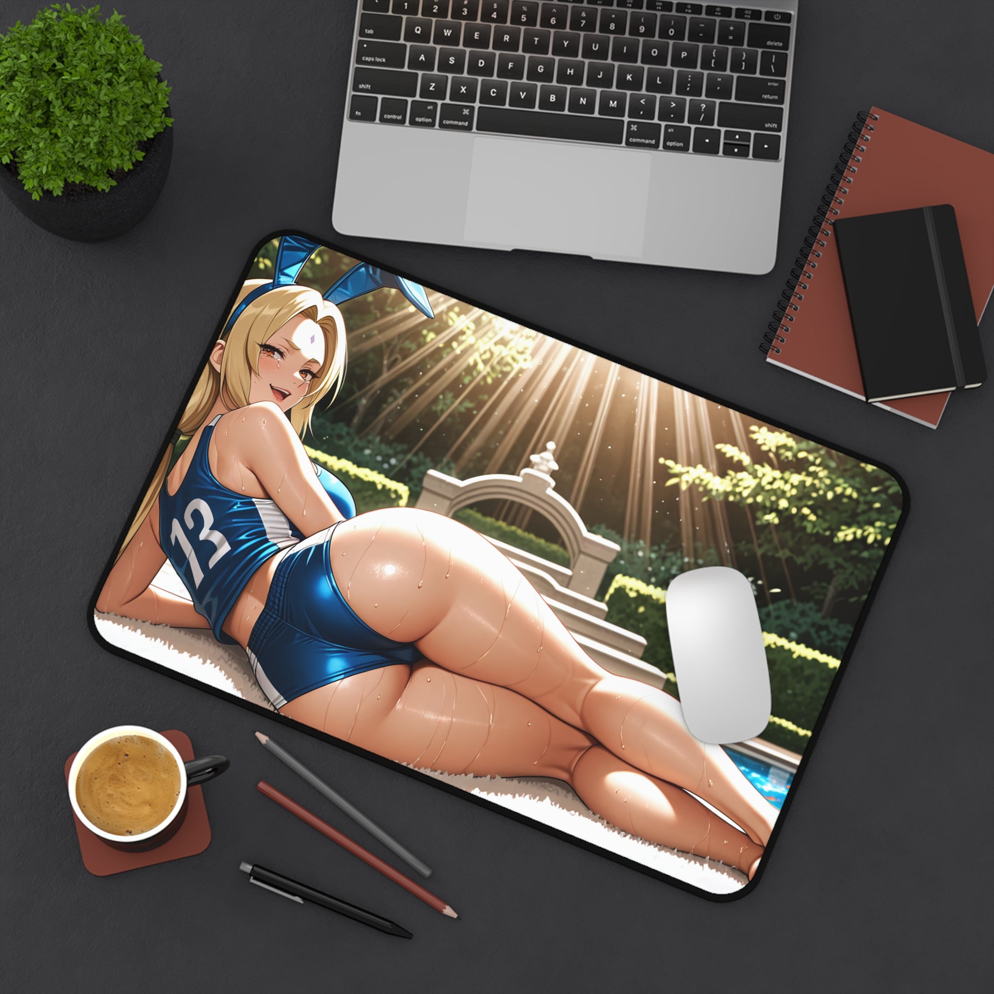 Tsunade Naruto Spicy Anime Desk Mat Pinup Koi Garden — Bunny Girls Pt. 5 (Spicy)