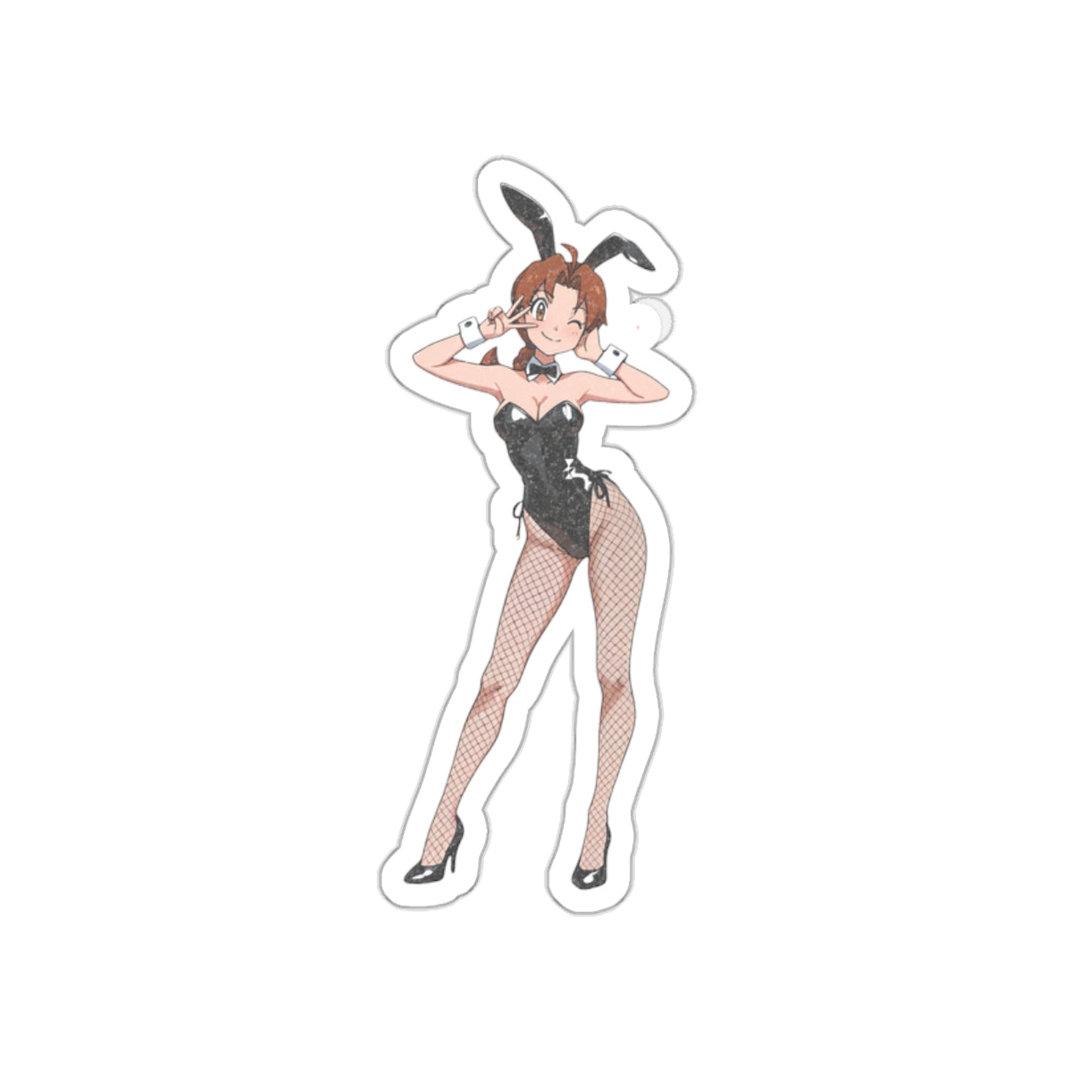 Delia Ketchum Bunny Suit Spicy Pinup Die-Cut Vinyl Sticker — Bunny Girls Pt. 1 (