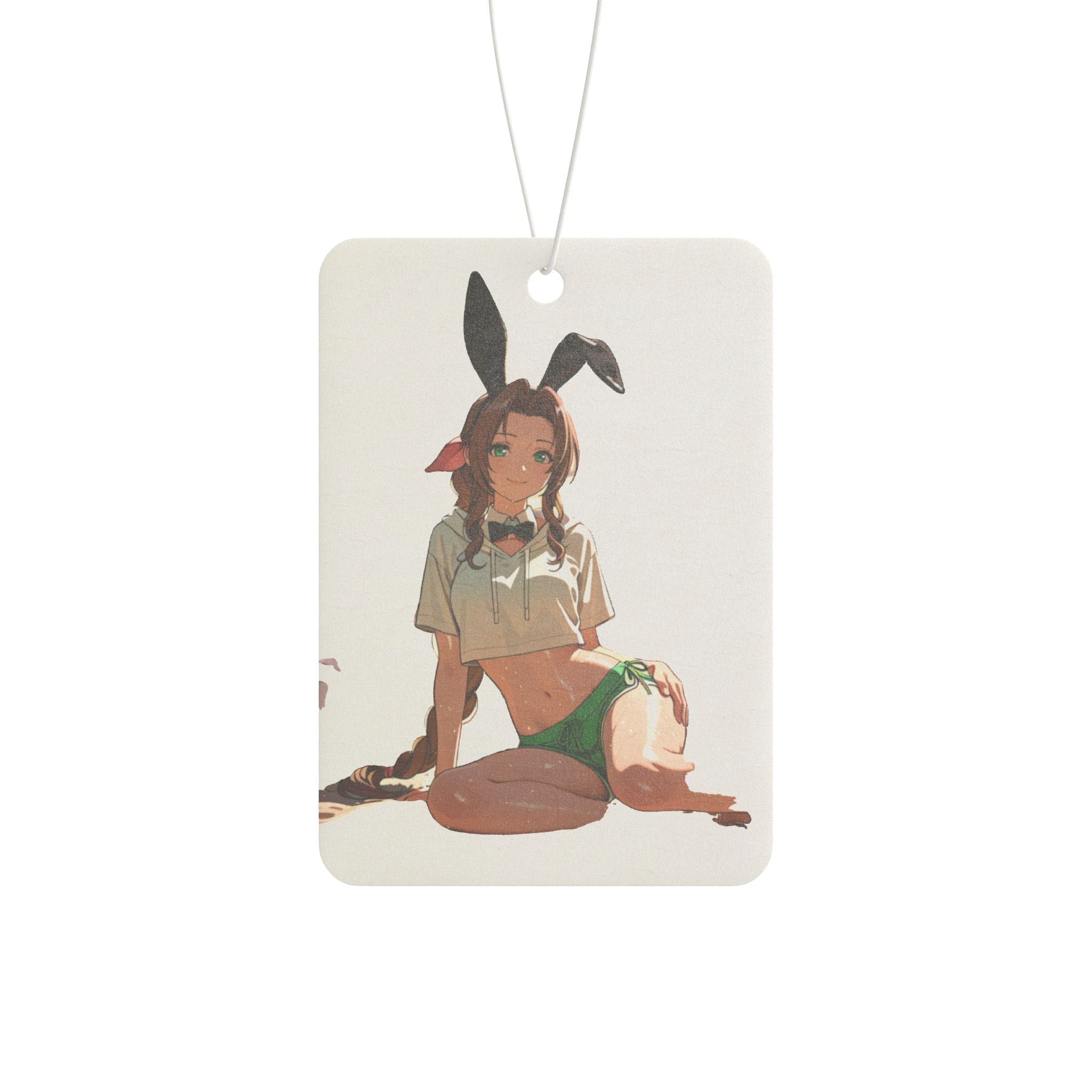 Aerith Final Fantasy VII Bunny Girl Car Air Freshener Pinup Bunny Girls Pt. 8