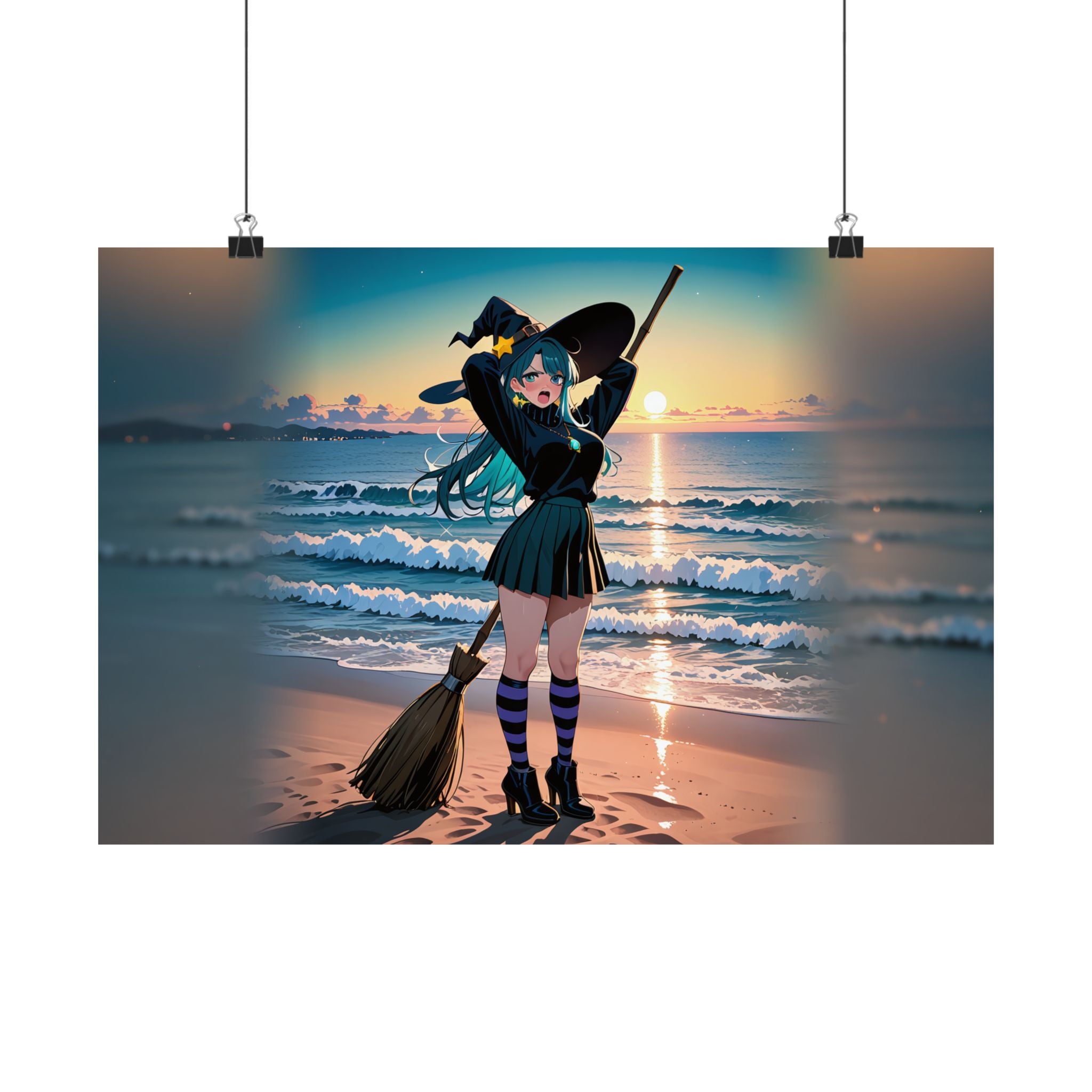 Kirara Hoshi JJK Witch Anime Wall Art Poster — Beach Babes Pt. 6