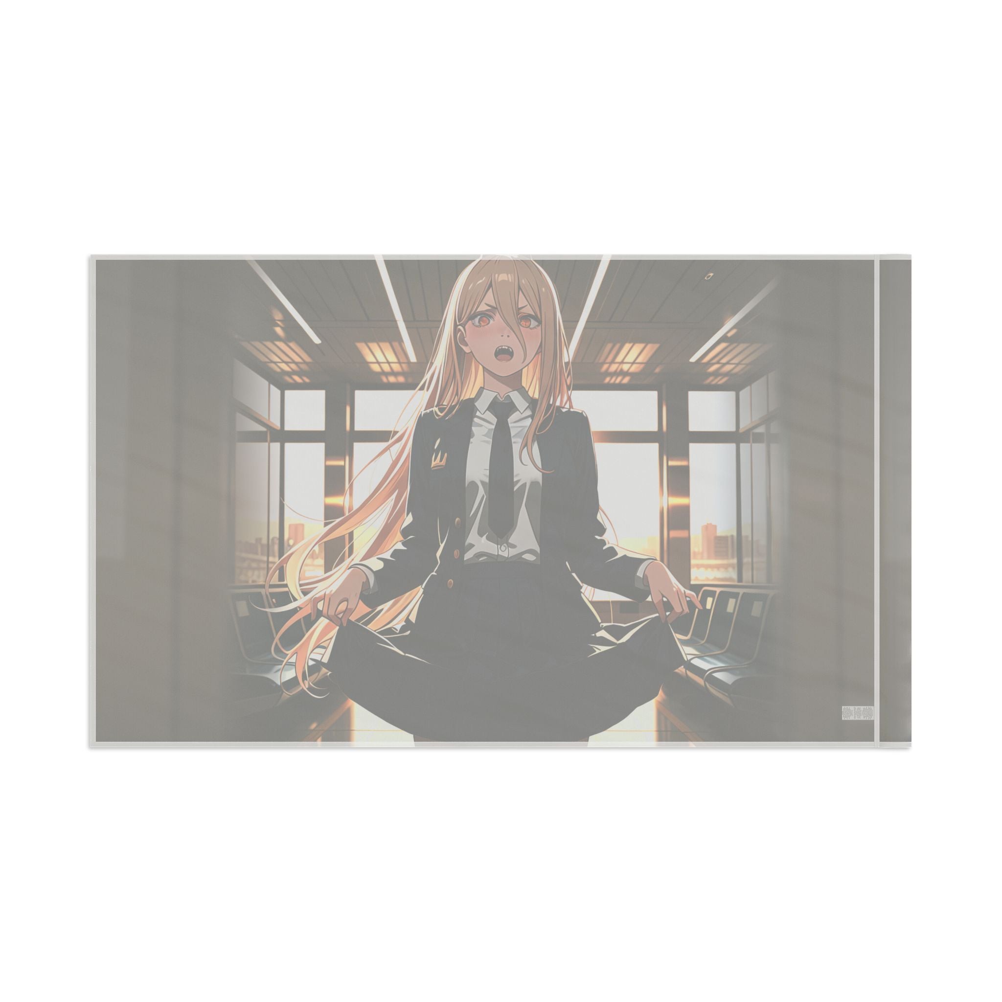 Power Chainsaw Man Flight Attendant Anime Wall Flag | Bunny Girls Pt. 7
