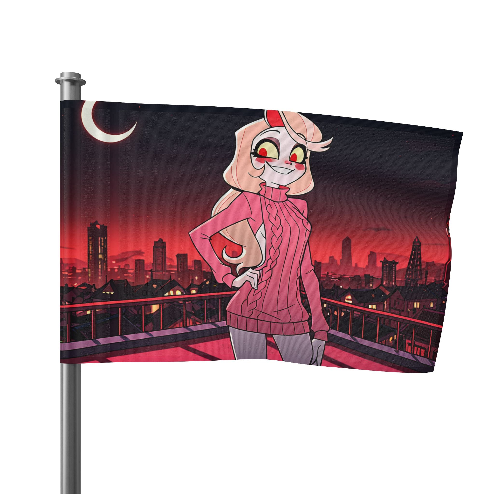 Charlie Morningstar Hazbin Hotel Wall Flag Pinup Anime — Virgin Killer Pt. 2