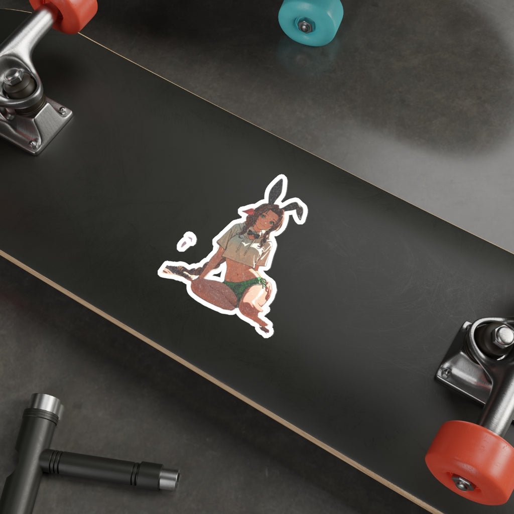 Aerith Final Fantasy VII Anime Die Cut Vinyl Sticker — Bunny Girls Pt. 8
