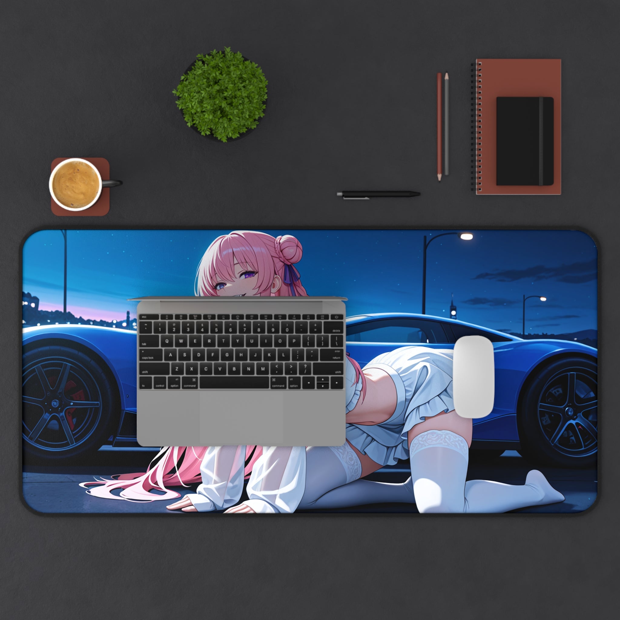 Dorothy Nikke Anime Pinup Desk Mat | Fan Art XL Gaming Mouse Pad Sail