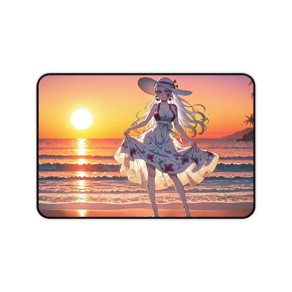 Daki Demon Slayer Desk Mat Sunset Beach Anime Pinup Mouse — Beach Babes Pt. 2