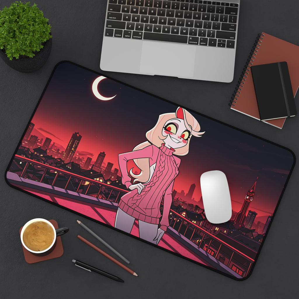 Charlie Morningstar Hazbin Hotel Anime Desk Mat Fan Art Virgin Killer Pt. 2