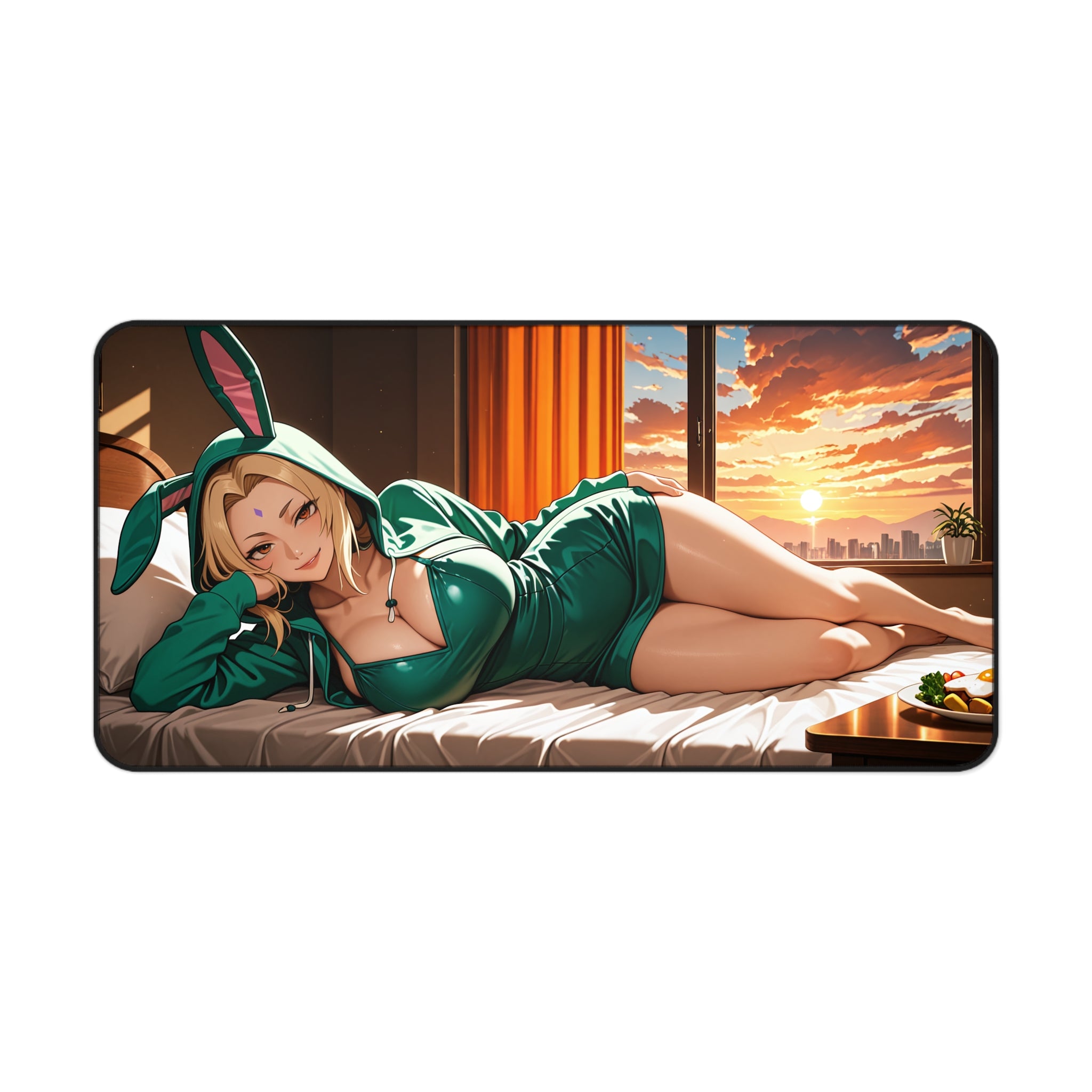 Tsunade Naruto Anime Desk Mat Pinup Breakfast Nook — Bunny Girls Pt. 6