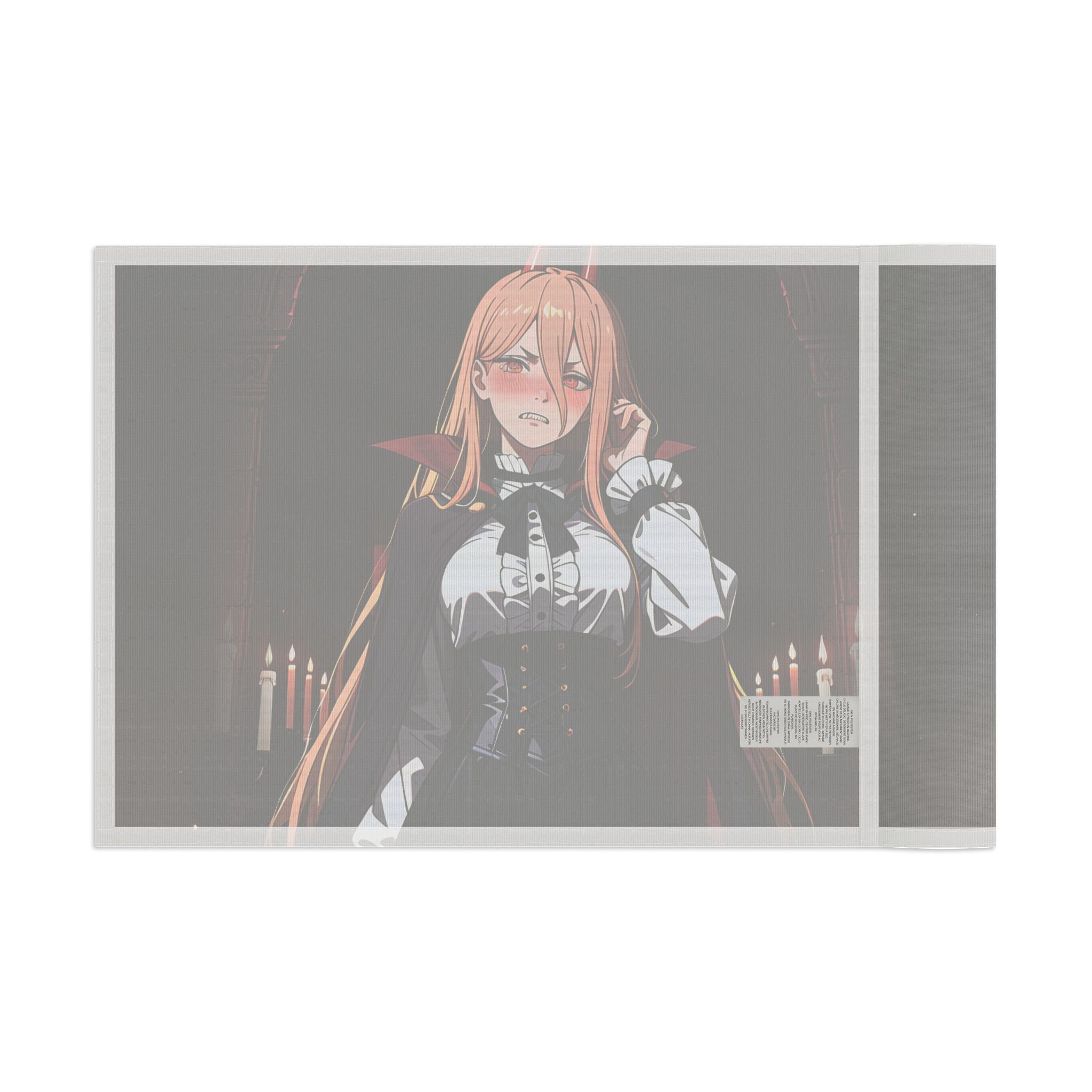 Power Chainsaw Man Gothic Vampire Anime Wall Flag | Bunny Girls Pt. 6