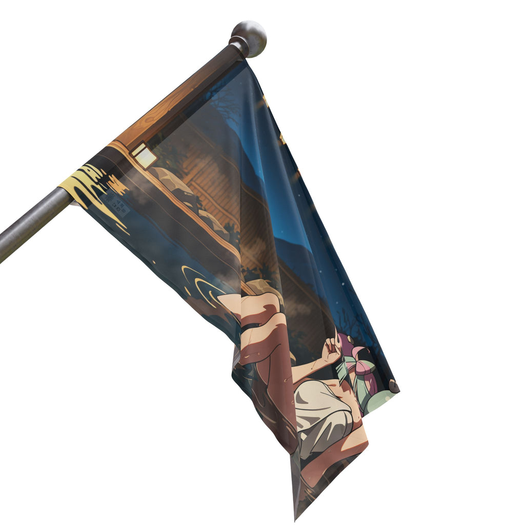 Iono Spicy Onsen Pinup Anime Flag — Onsen Pt. 2 (Spicy)