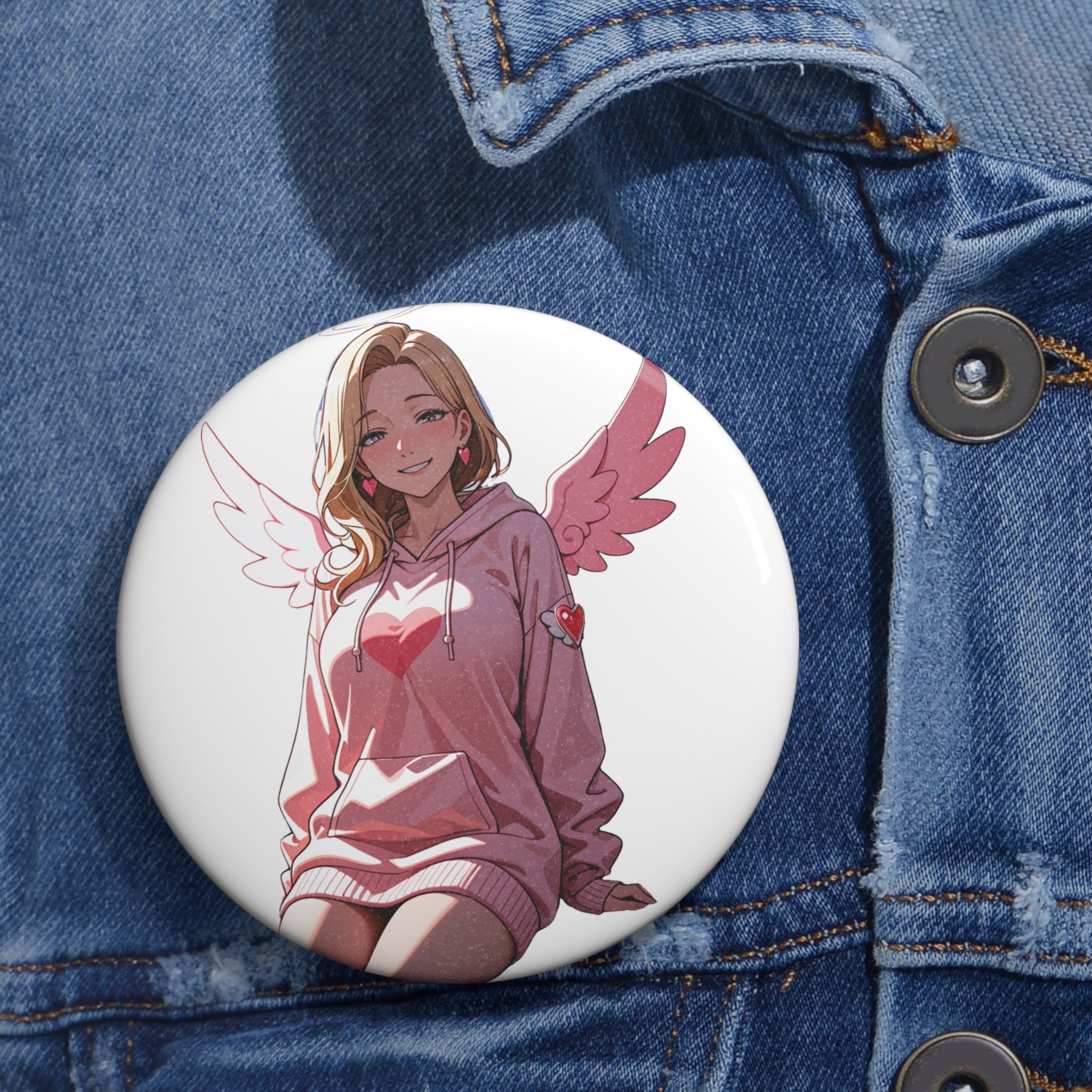 Kirara Hoshi JJK Anime Pin Button Cupid Beach Pinup — Beach Babes Pt. 5