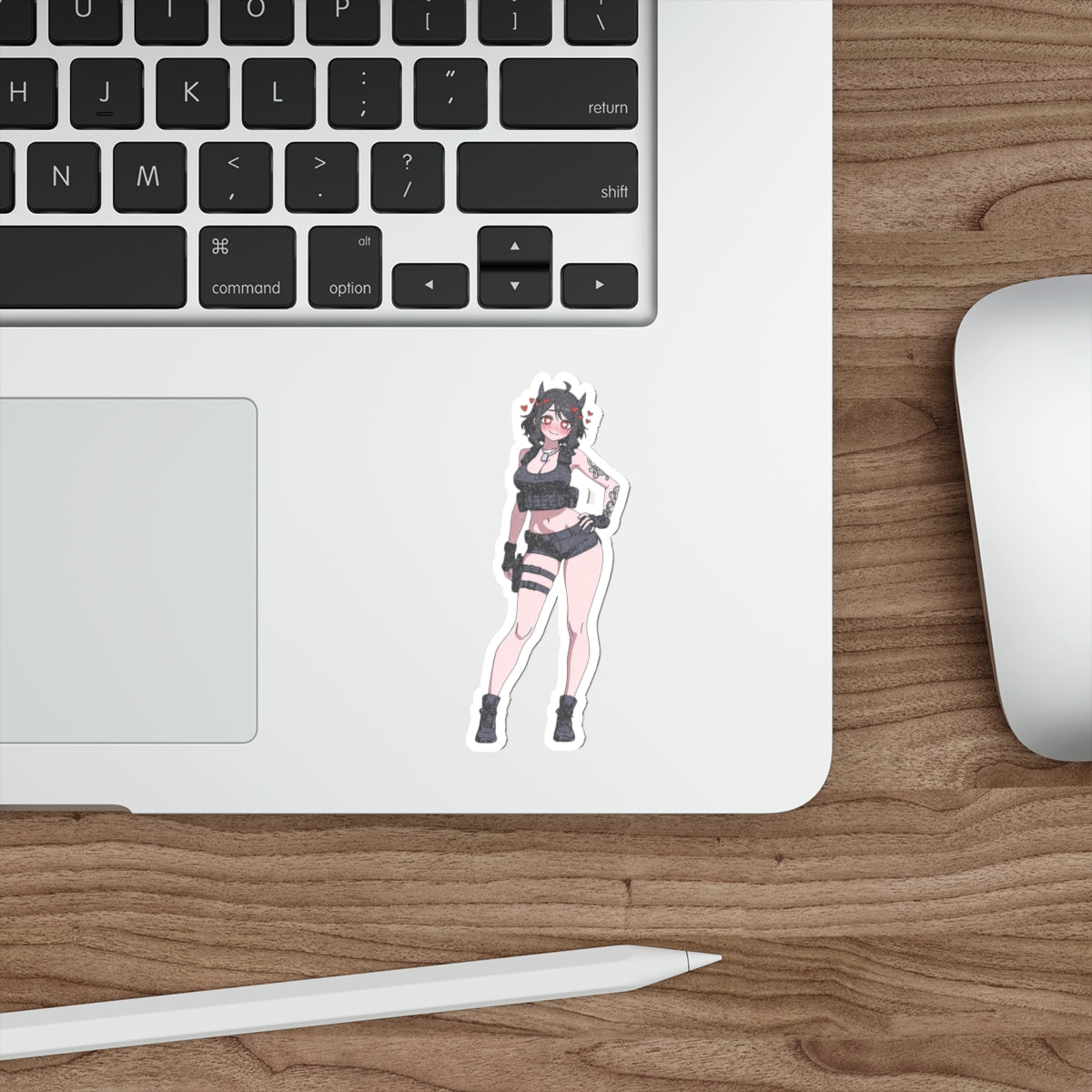Modeus Helltaker Spicy Anime Die-Cut Vinyl Sticker | Tactical Pinup Fan Art