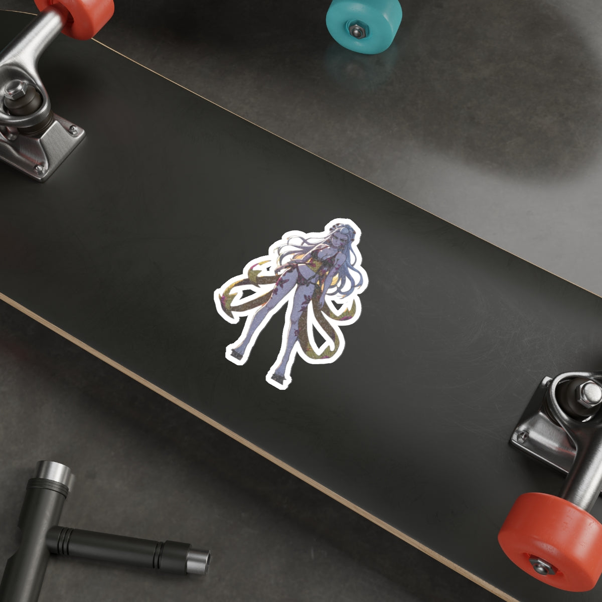 Daki Demon Slayer Spicy Anime Die Cut Vinyl Sticker Sunset — Beach Babes Pt. 2