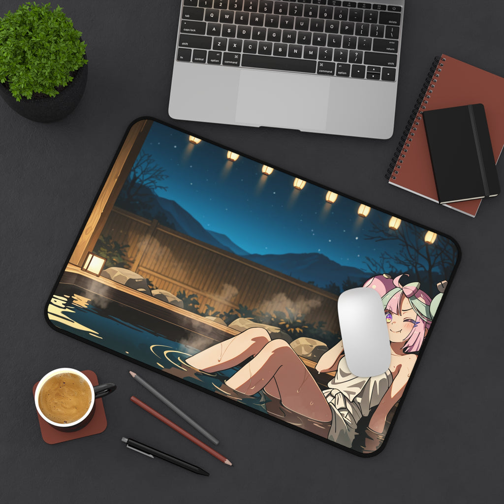 Iono Spicy Anime Desk Mat Moonlit Onsen Pinup XL Mouse Pad — Onsen Pt. 2
