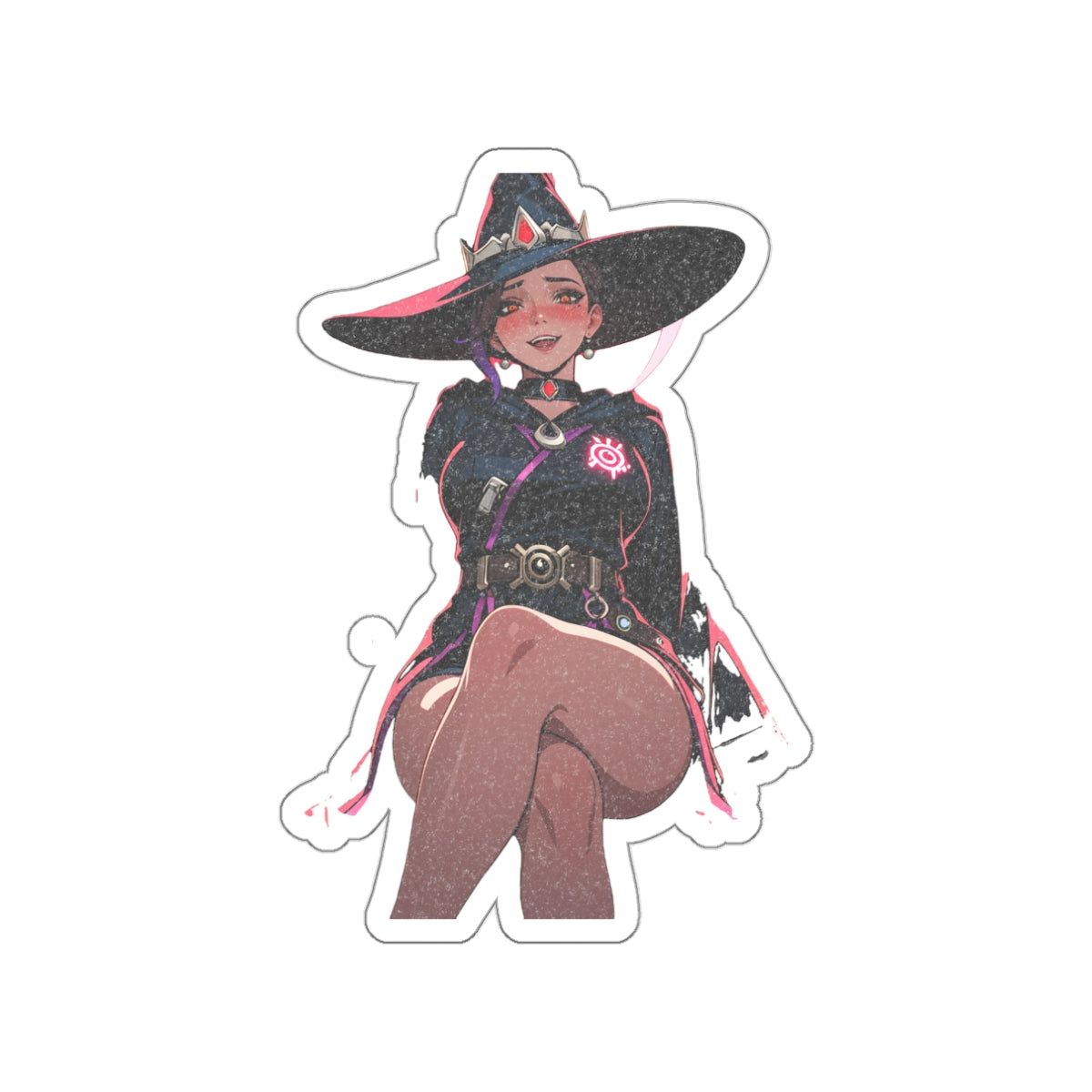 Domina Overwatch Witch Anime Sticker | Die-Cut Vinyl The Spicy Den Pt. 3