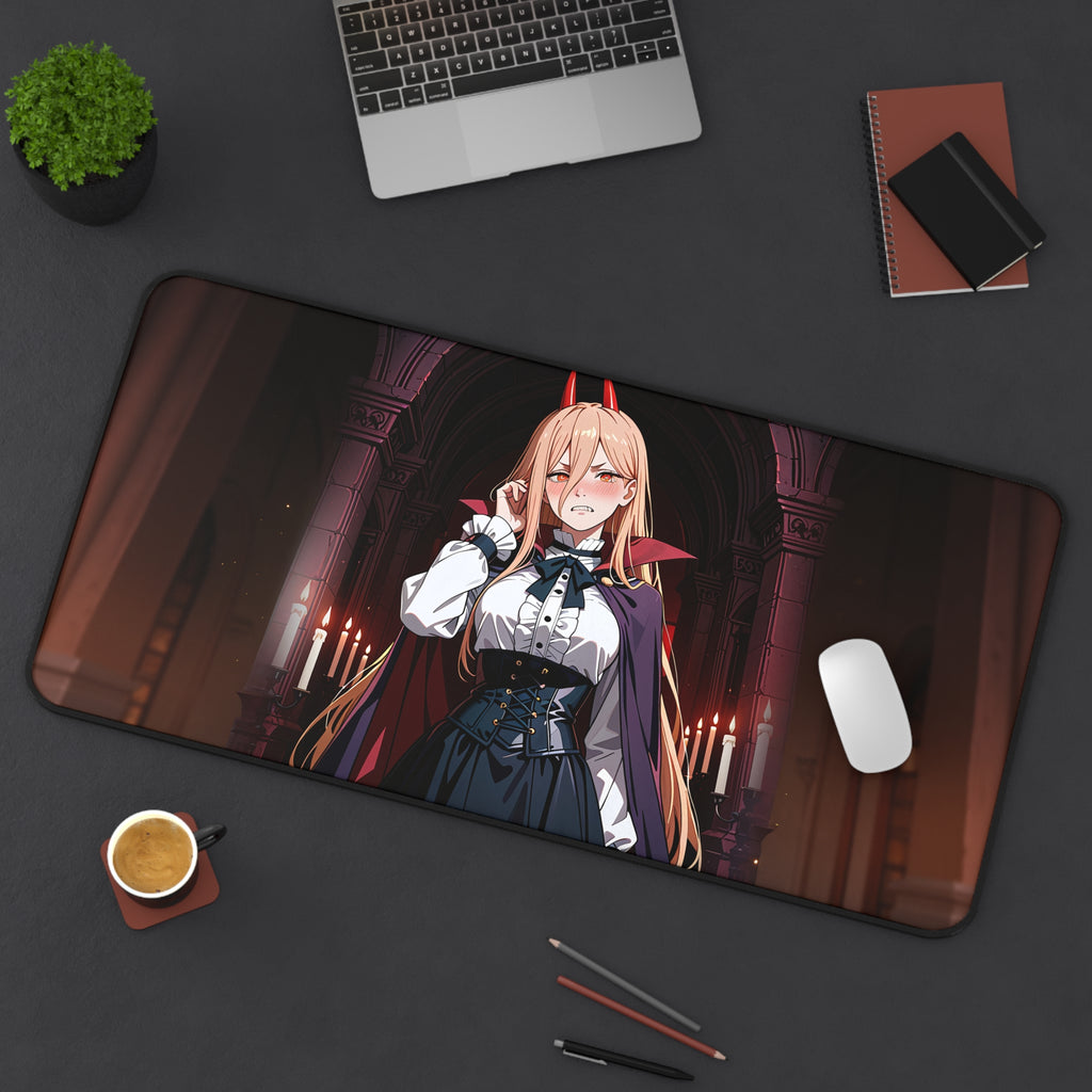 Power Chainsaw Man Gothic Vampire Desk Mat | Bunny Girls Pt. 6