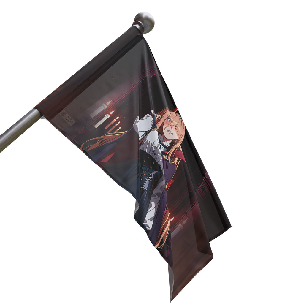 Power Chainsaw Man Gothic Vampire Anime Wall Flag | Bunny Girls Pt. 6