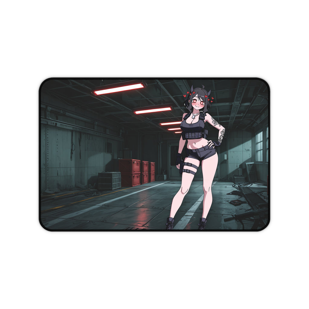 Modeus Helltaker Spicy Desk Mat | Tactical Anime Pinup Fan Art XL Pad