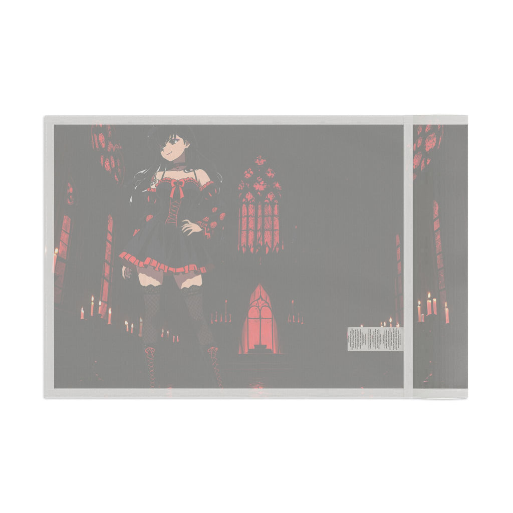 Kagome Inuyasha Gothic Anime Wall Flag | Cathedral Dark Banner
