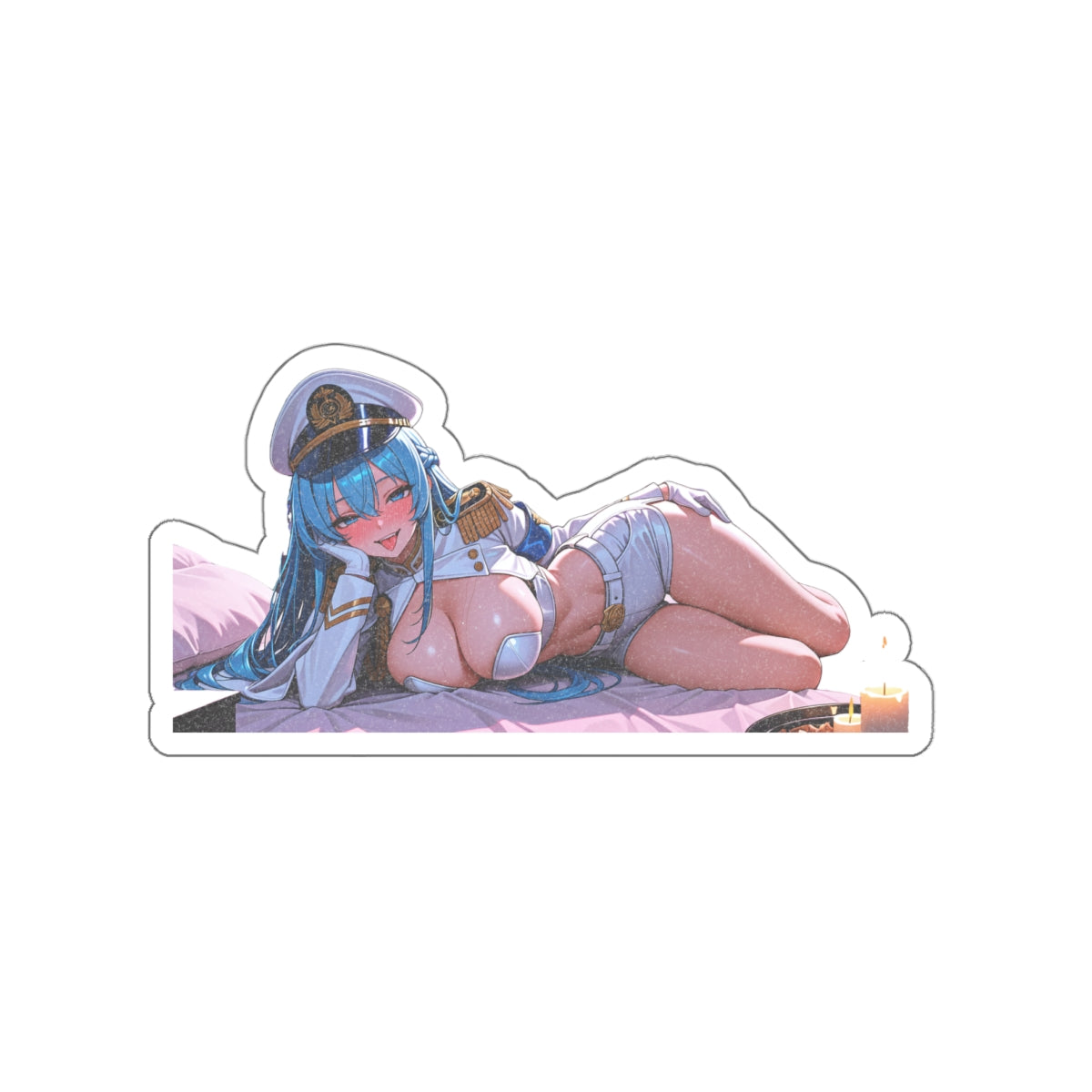 Helm NIKKE Anime Die-Cut Vinyl Sticker pinup fan art — Boudoir Pt. 3