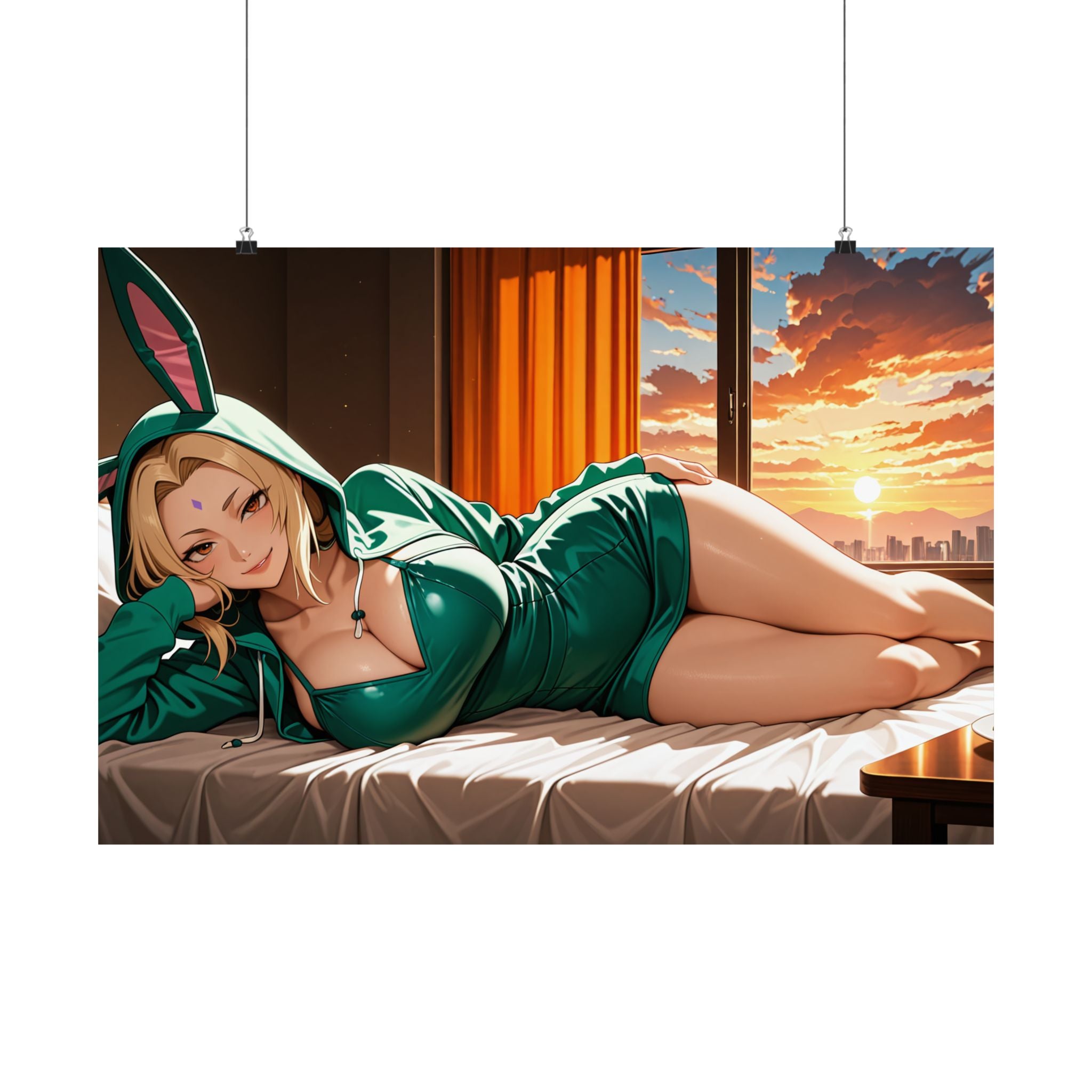 Tsunade Naruto Anime Poster Wall Art | Bunny Girls Pt. 6