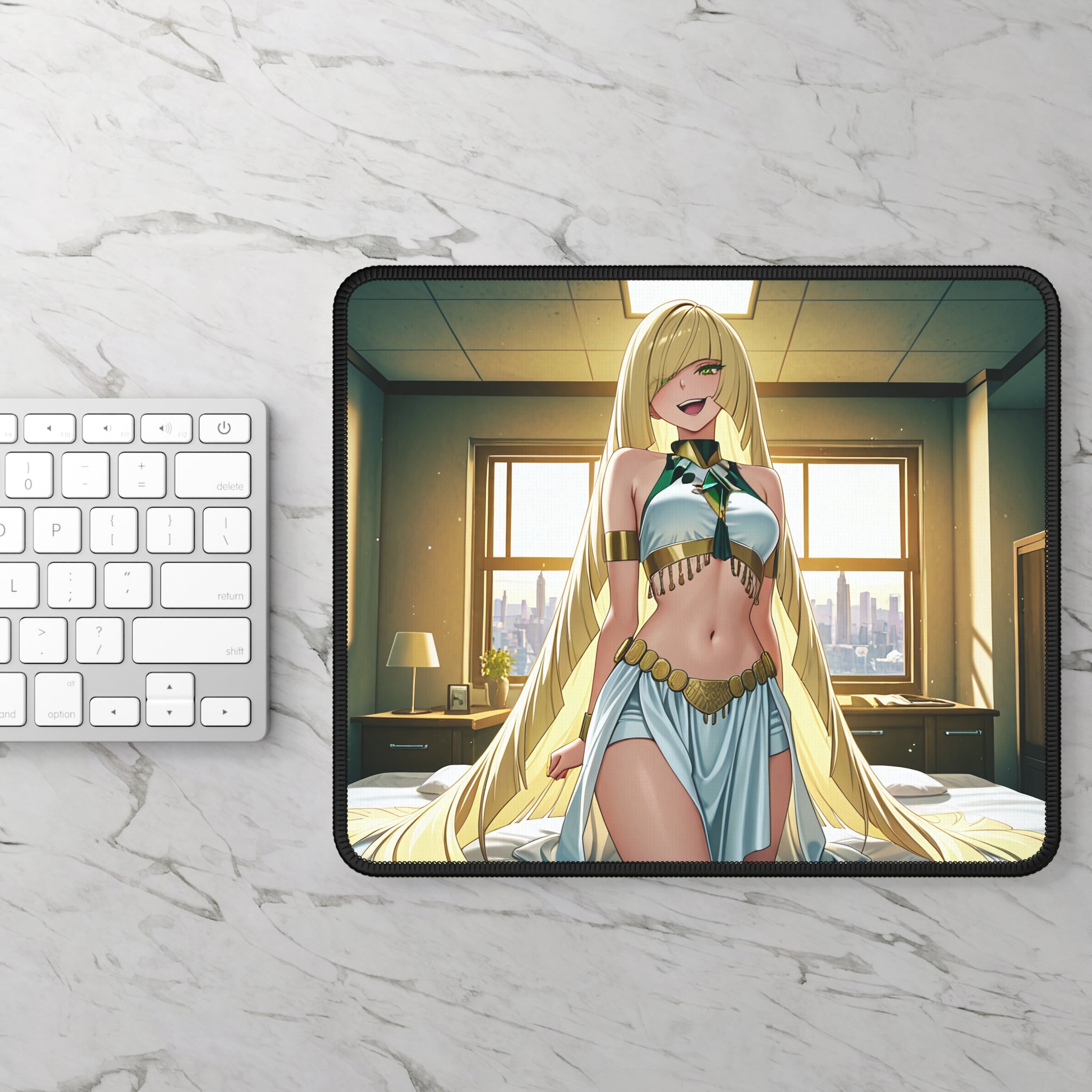 Lusamine Anime Mouse Pad Spicy Pinup Desk Mat Fan Art Boudoir Pt. 5