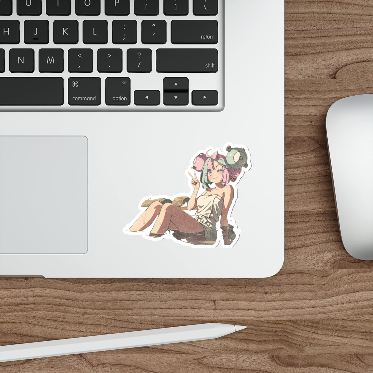 Iono Anime Pinup Die Cut Vinyl Sticker Onsen — Onsen Pt. 2 (Spicy)