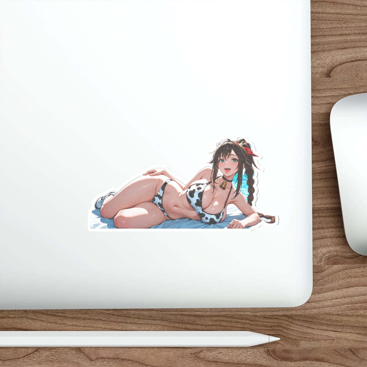 Aerith Final Fantasy Anime Pinup Die-Cut Vinyl Sticker — Cow Girls Pt. 1