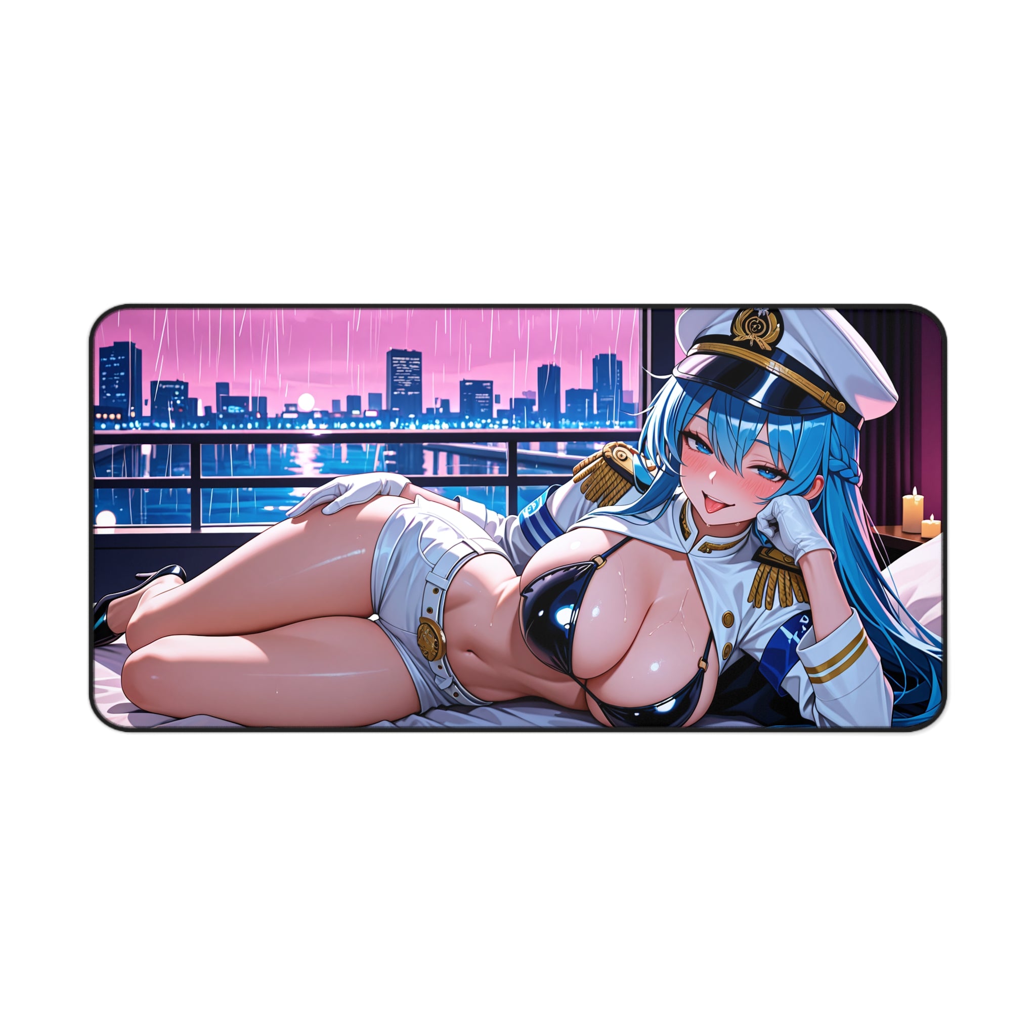 Helm NIKKE Spicy Anime Desk Mat Pinup Fan Art — Boudoir Pt. 3 (Spicy)