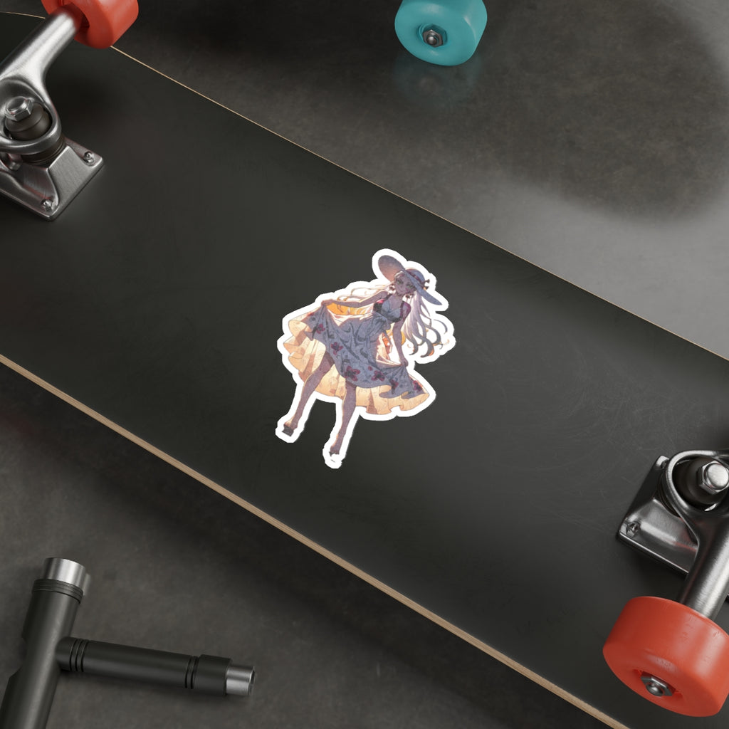 Daki Demon Slayer Anime Die Cut Vinyl Sticker Sunset Beach — Beach Babes Pt. 2