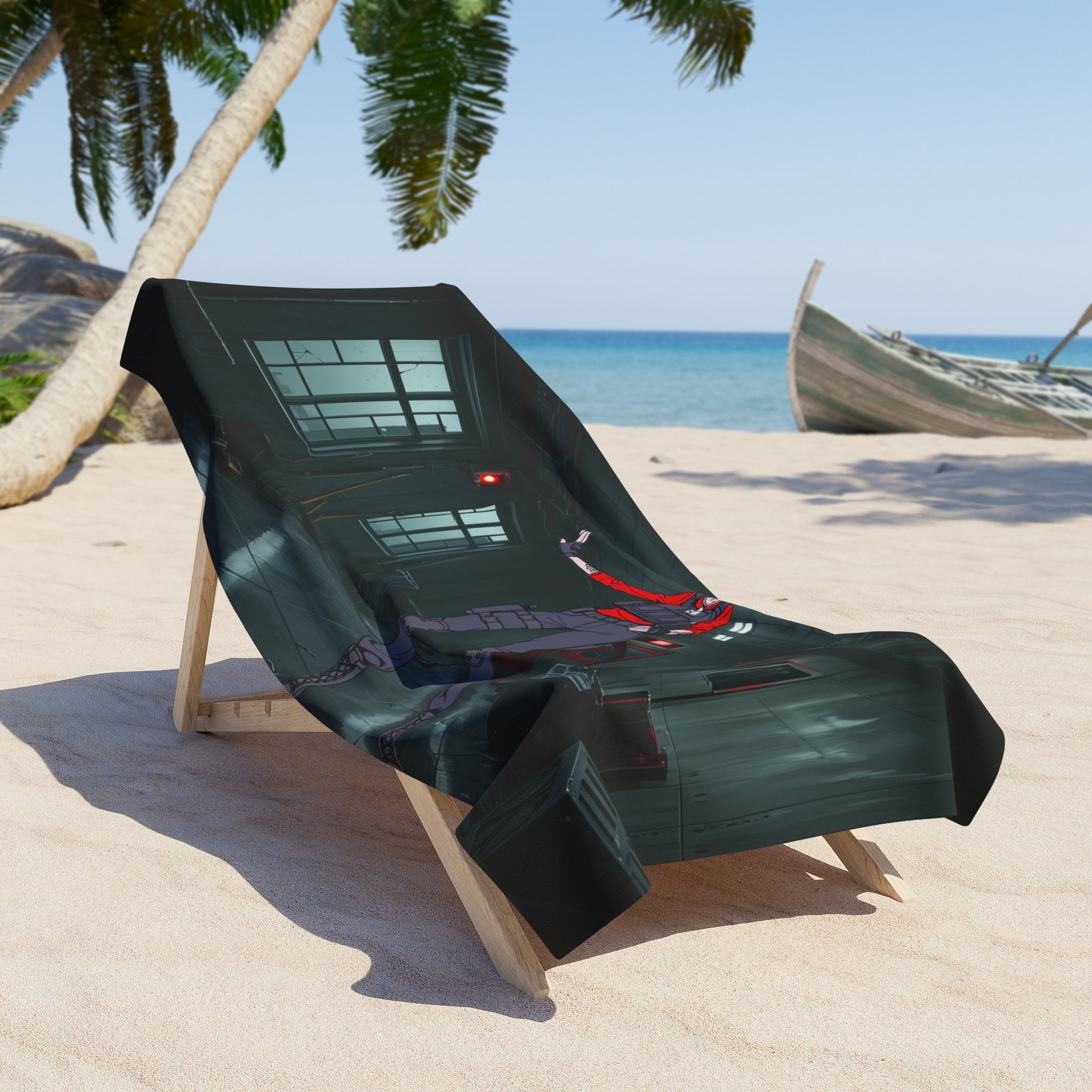 Modeus Helltaker Anime Beach Towel | Tactical Pinup Fan Art