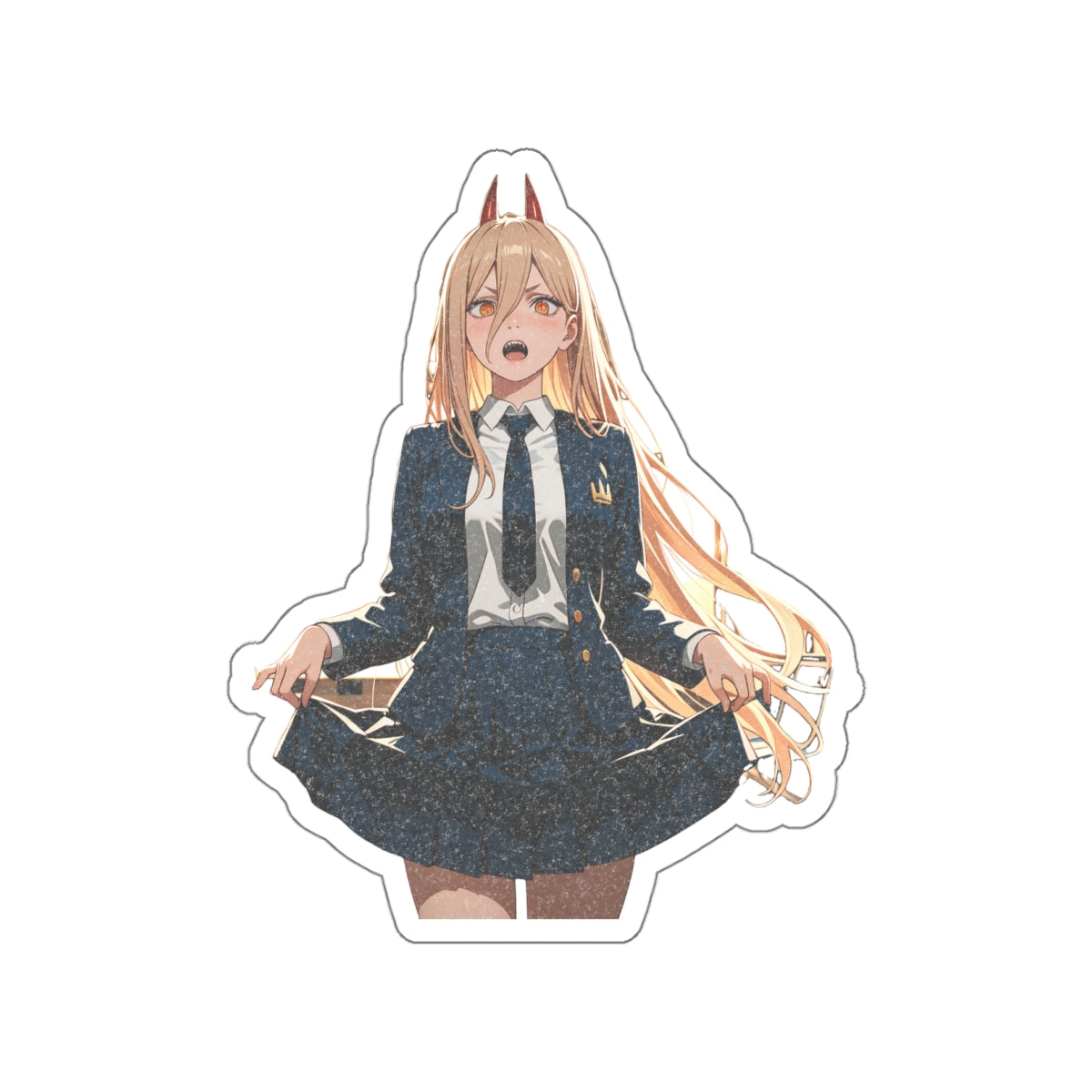 Power Chainsaw Man Flight Attendant Anime Sticker | Bunny Girls Pt. 7