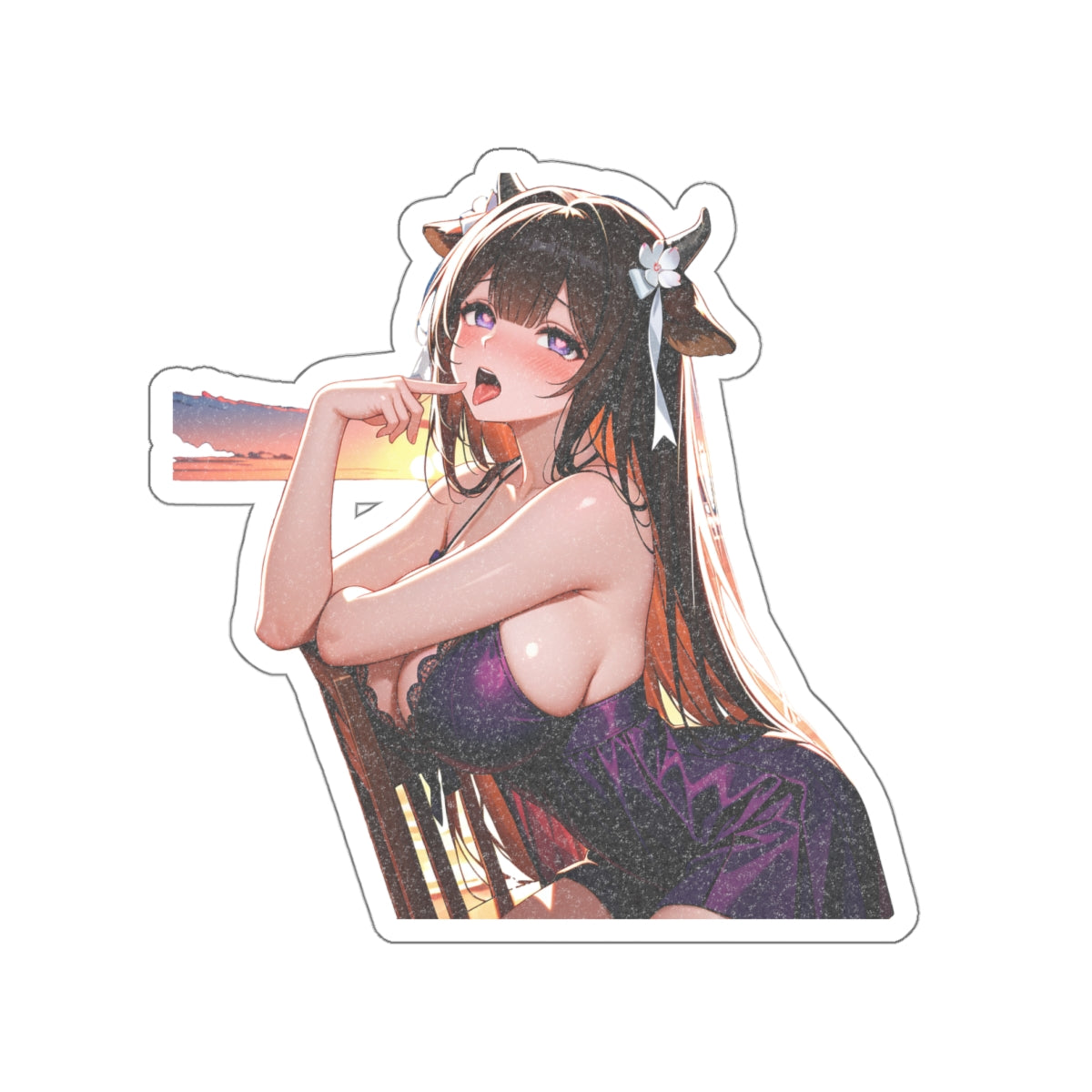 kashino(azur lane)樫野（碧蓝航线） · P — The Spicy Den Pt. 3 (Spicy) Anime Vinyl Sticker