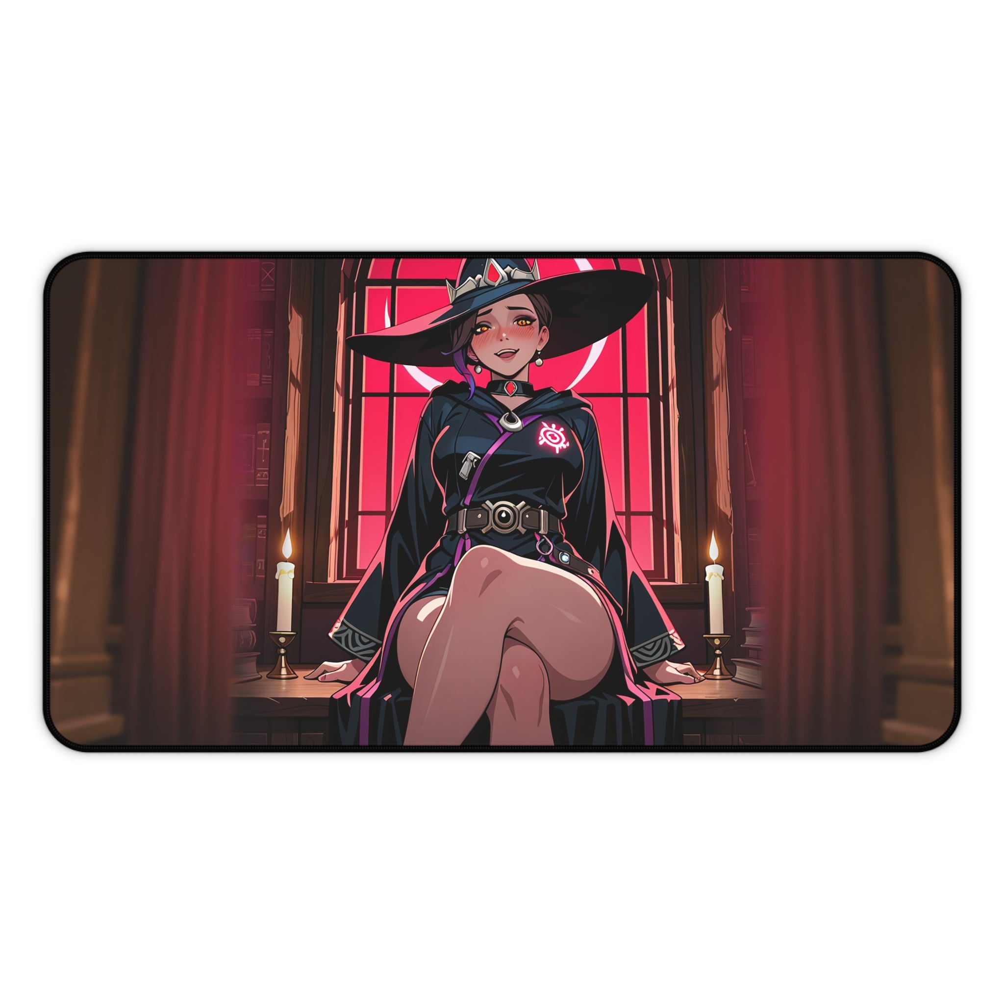 Domina Overwatch Witch Desk Mat — Anime Gaming Pad — The Spicy Den Pt. 3