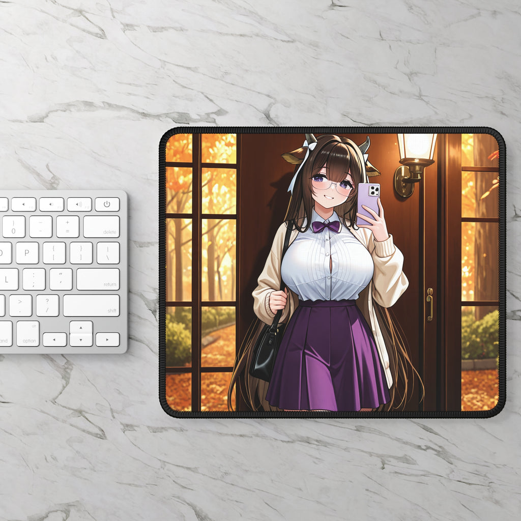 Kashino Azur Lane Anime Mouse Pad | Soft Cute Librarian Bookstore Desk Mat