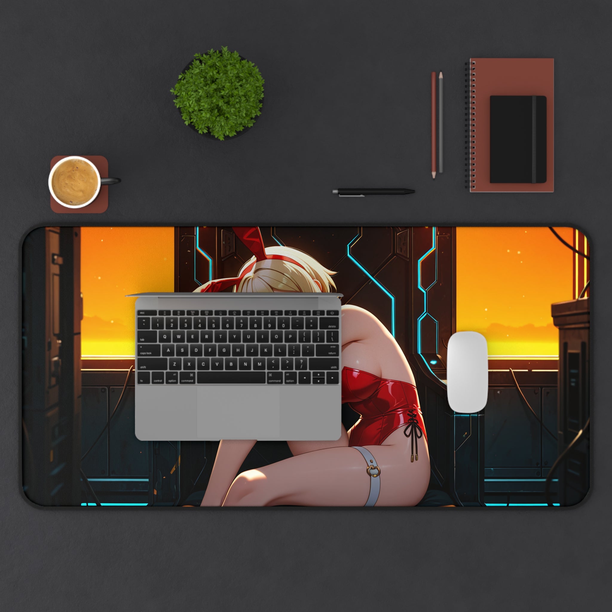 Irida Legends Dark Priestess Spicy Anime Desk Mat — Bunny Girls Pt. 8