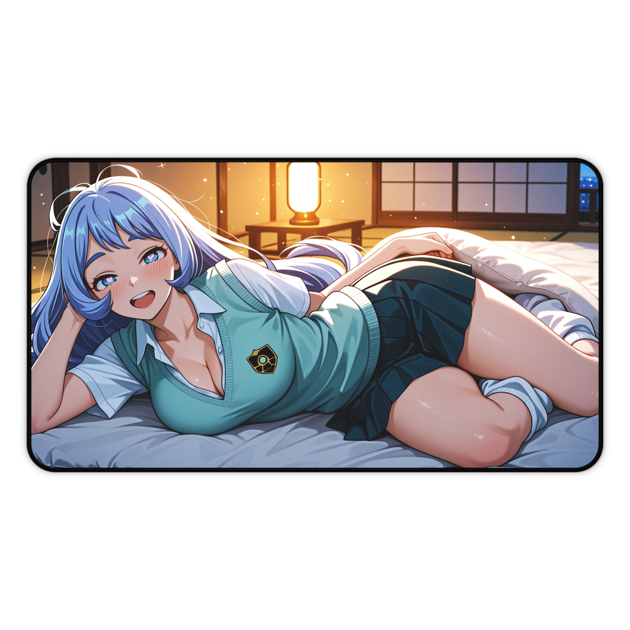 My Hero Academia Anime Desk Mat Spicy Pinup Fan Art Wide Mouse Pad