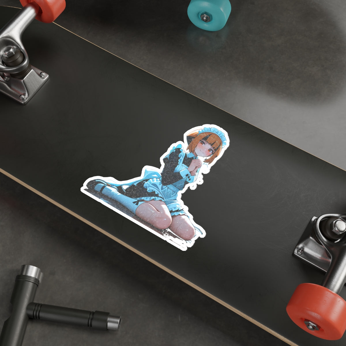 Gardenia Gym Leader Anime Die-Cut Vinyl Sticker Cute Fan Art Decal